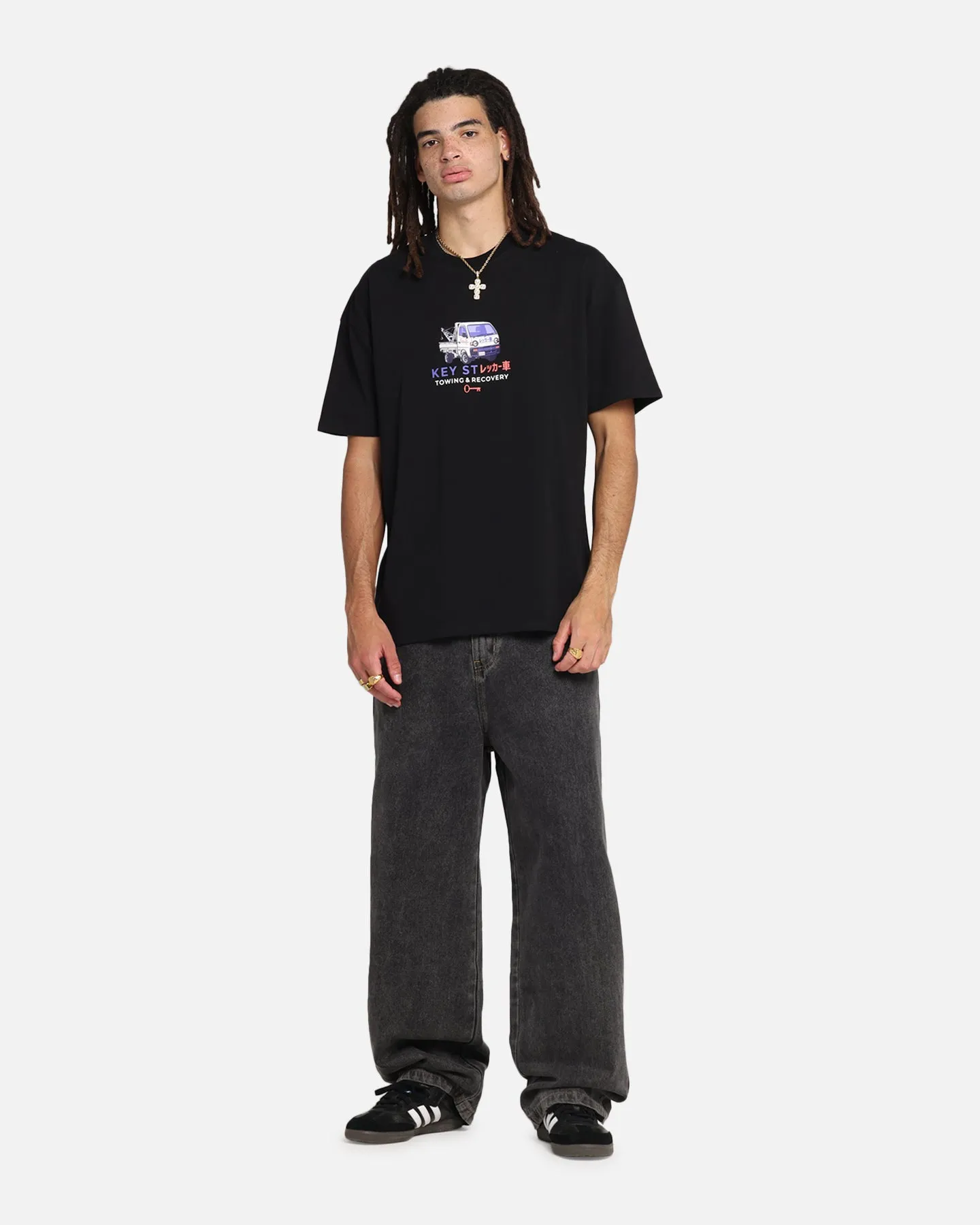 Key Street Kei Tow Truck T-Shirt Black