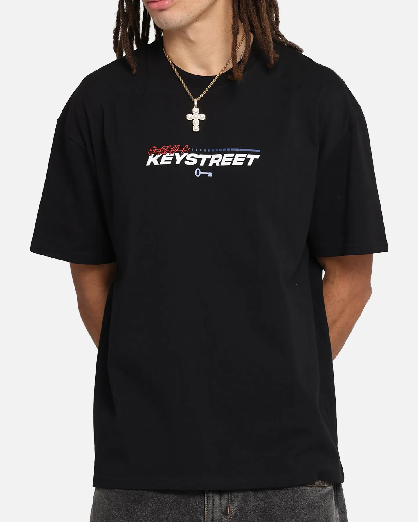 Key Street Send It T-Shirt Black