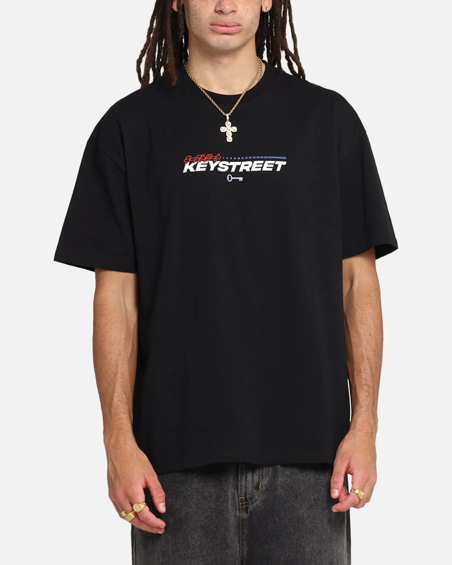 Key Street Send It T-Shirt Black