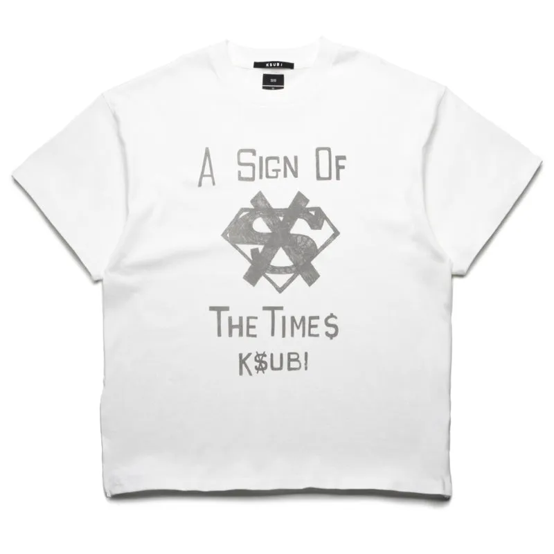 Ksubi The Sign Ekcess Tee - Antique White