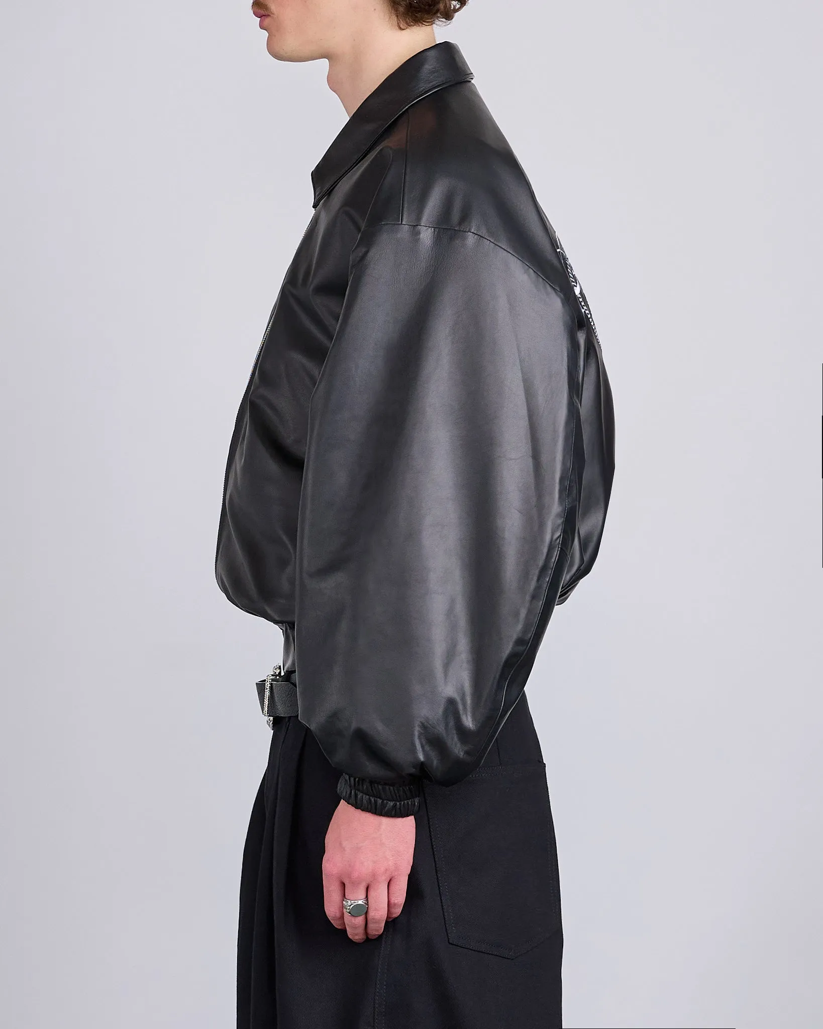 LaFrance Lambskin Jacket Black