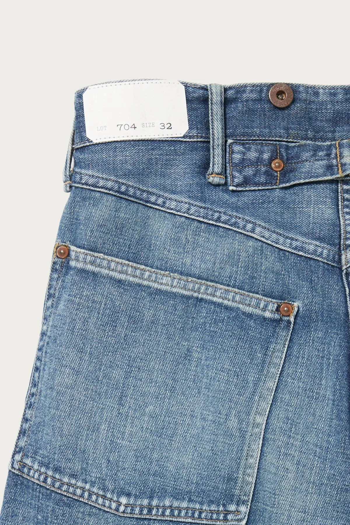 Lot. 704 Denim Trousers C. 1920's - Damaged Indigo