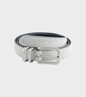 M2433 Pony Belt White