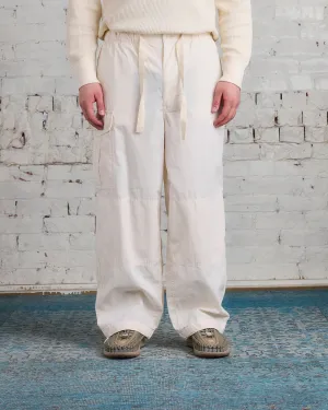 nanamica Broadcloth Single Cargo Easy Pant Ecru