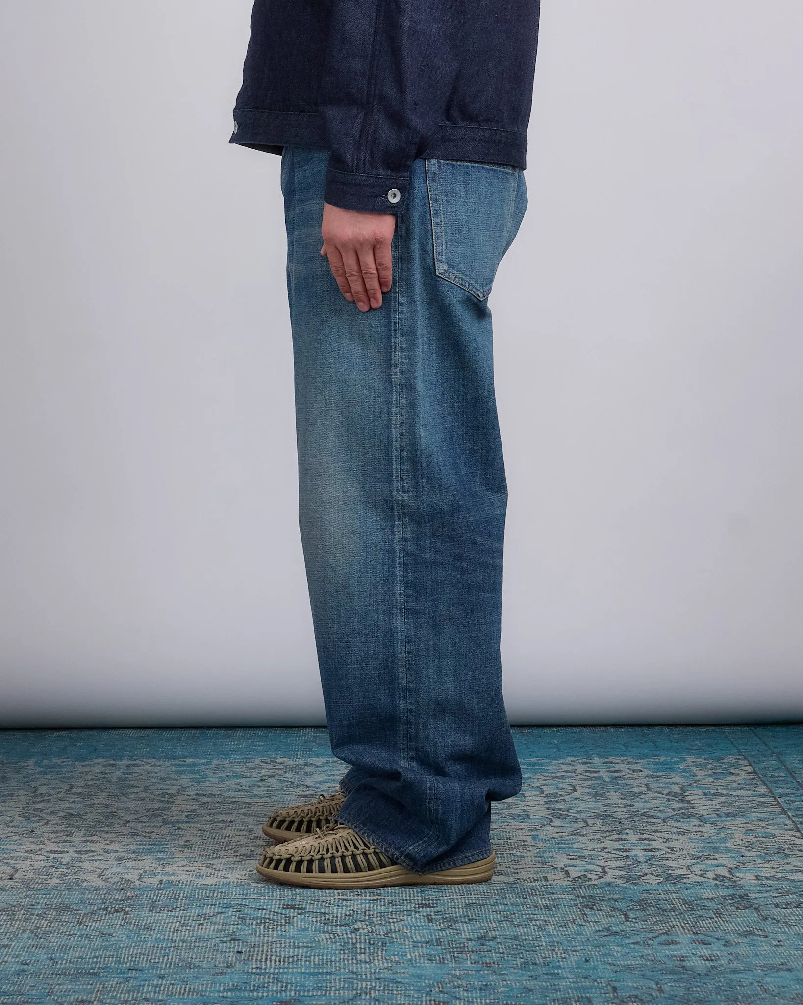 nanamica Selvage Denim Pants Vintage Indigo