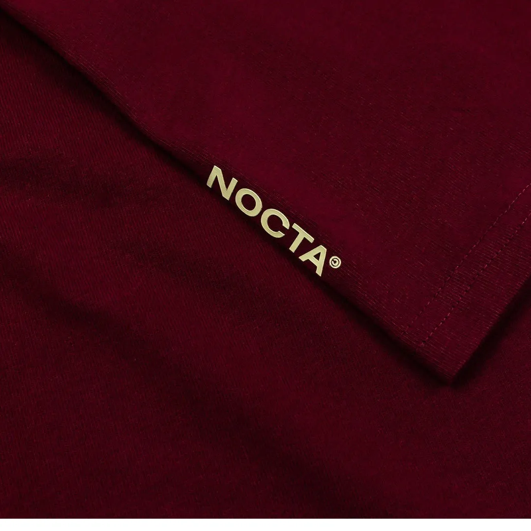 NOCTA T-SHIRT DARK BEETROOT