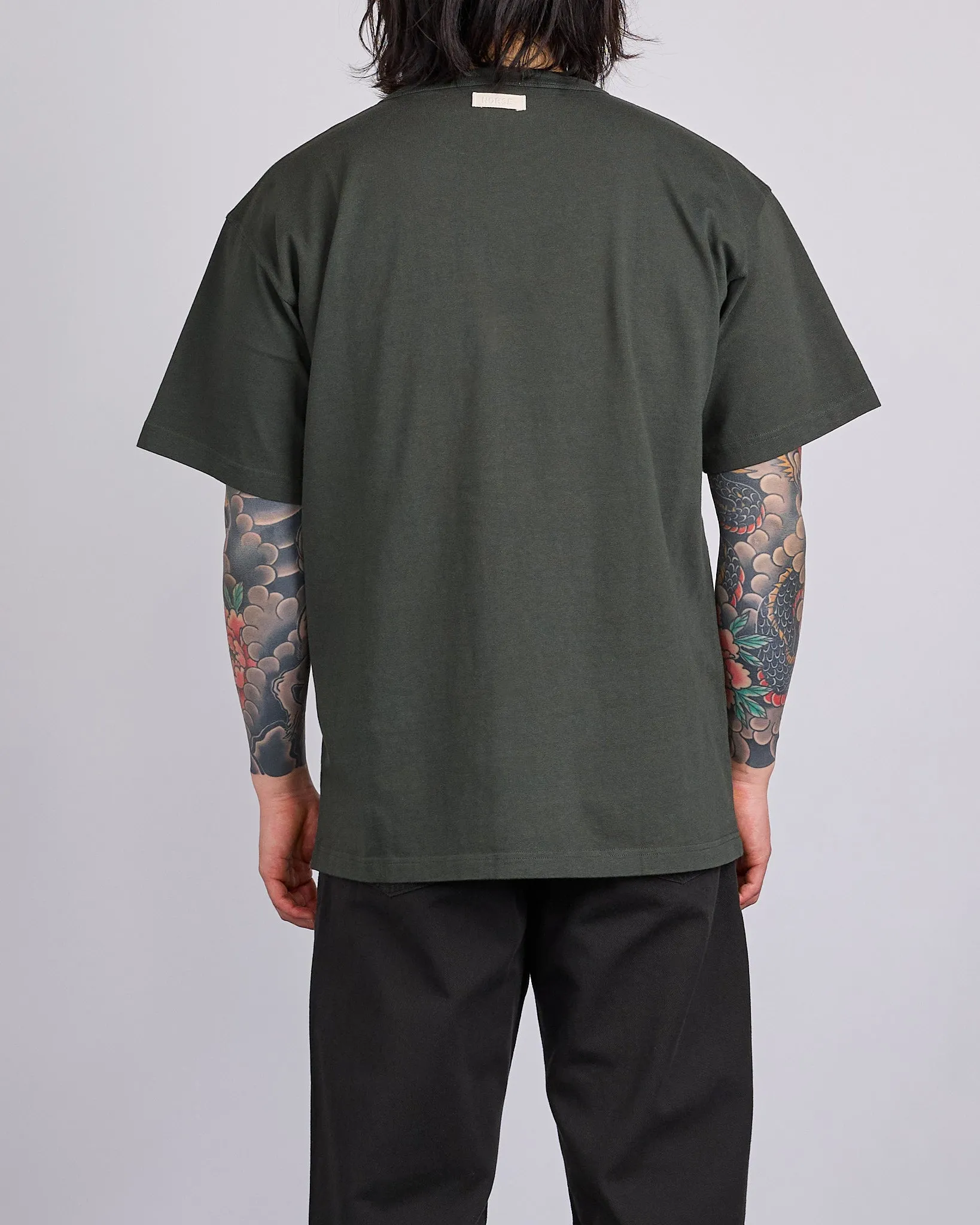 Norse Projects Simon Heavy T-Shirt Black Olive