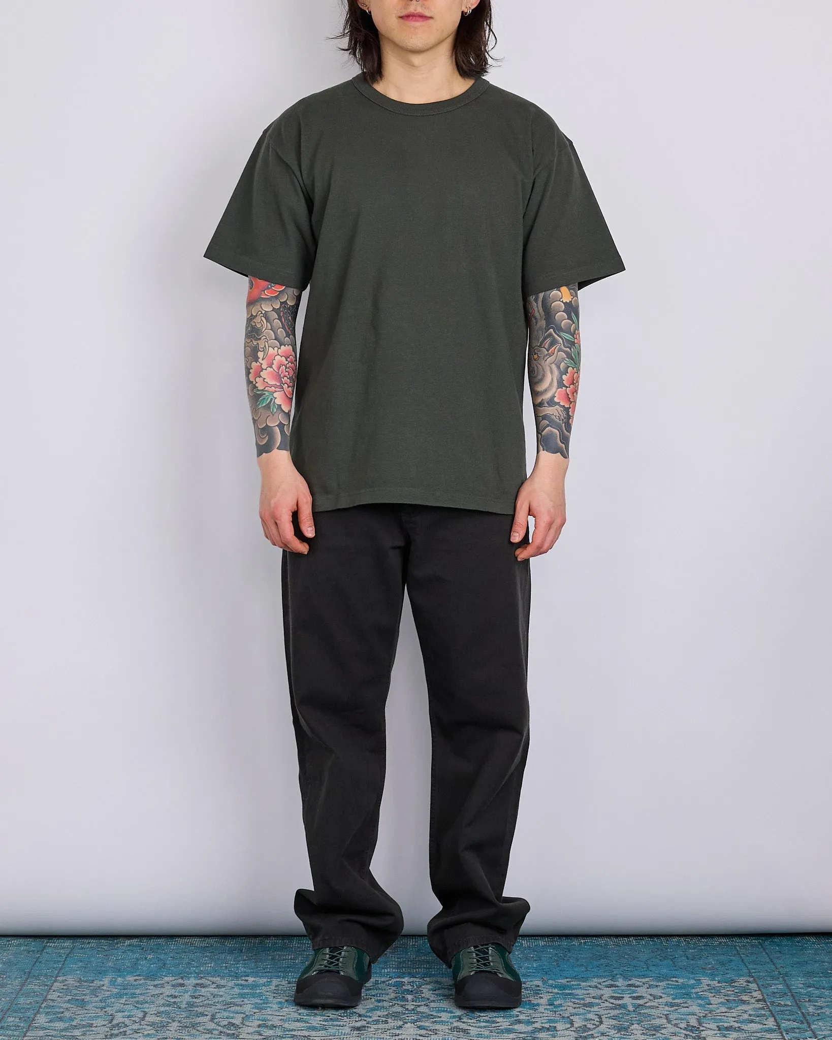 Norse Projects Simon Heavy T-Shirt Black Olive