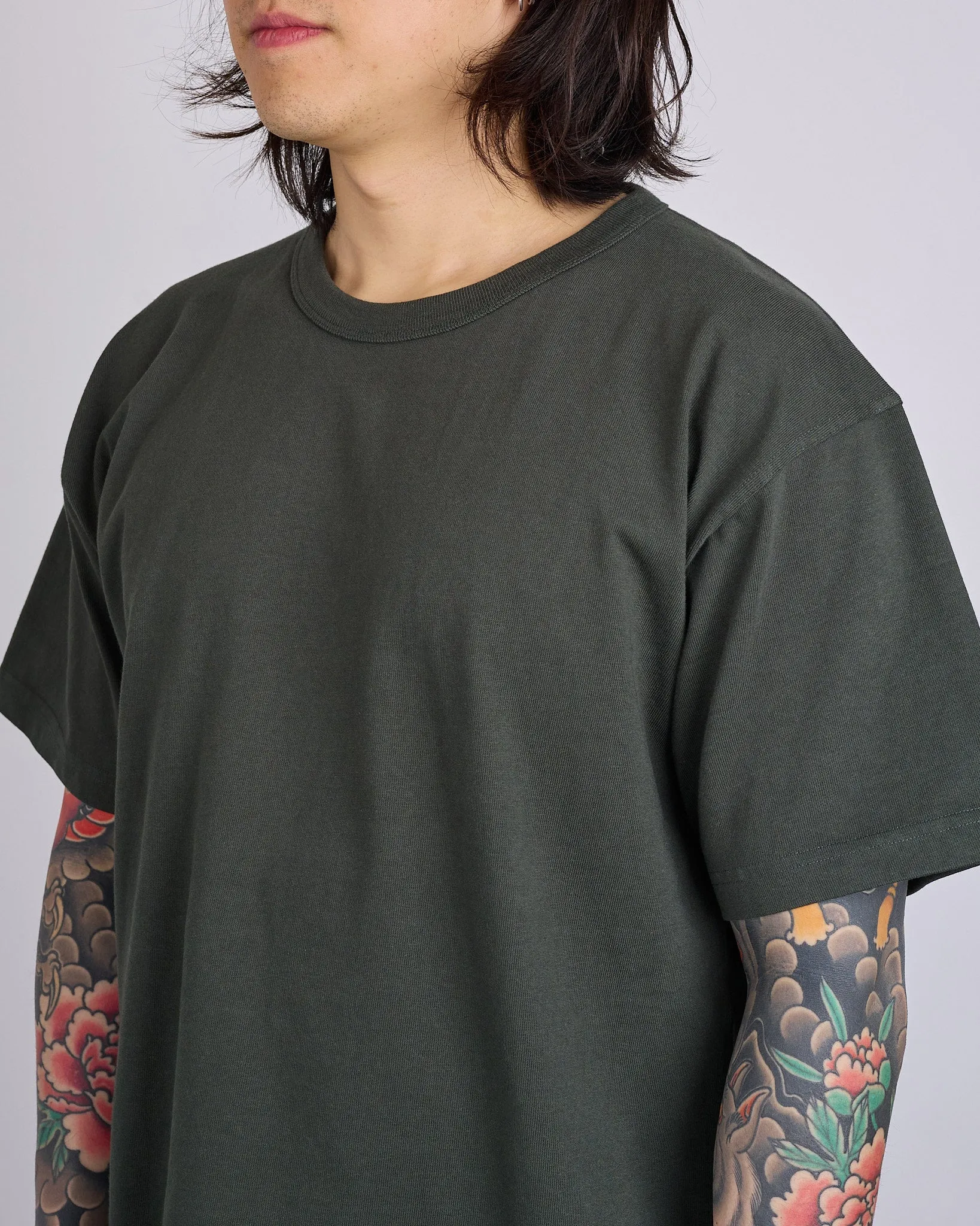 Norse Projects Simon Heavy T-Shirt Black Olive