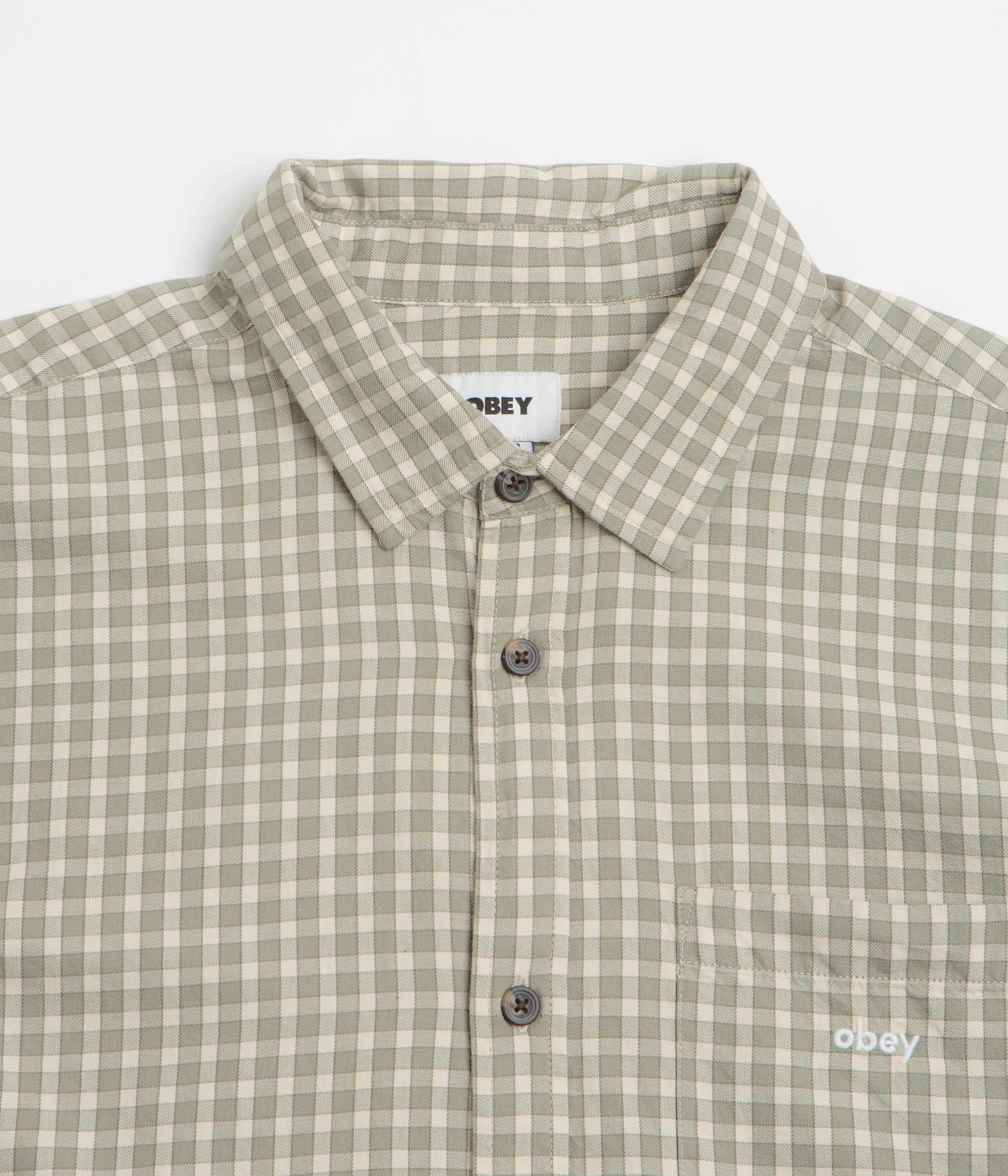 Obey Bigwig Otis Short Sleeve Shirt - Birch Multi