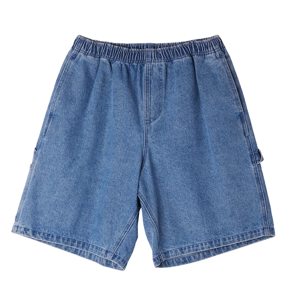OBEY EASY DENIM CARPENTER SHORT // LIGHT INDIGO