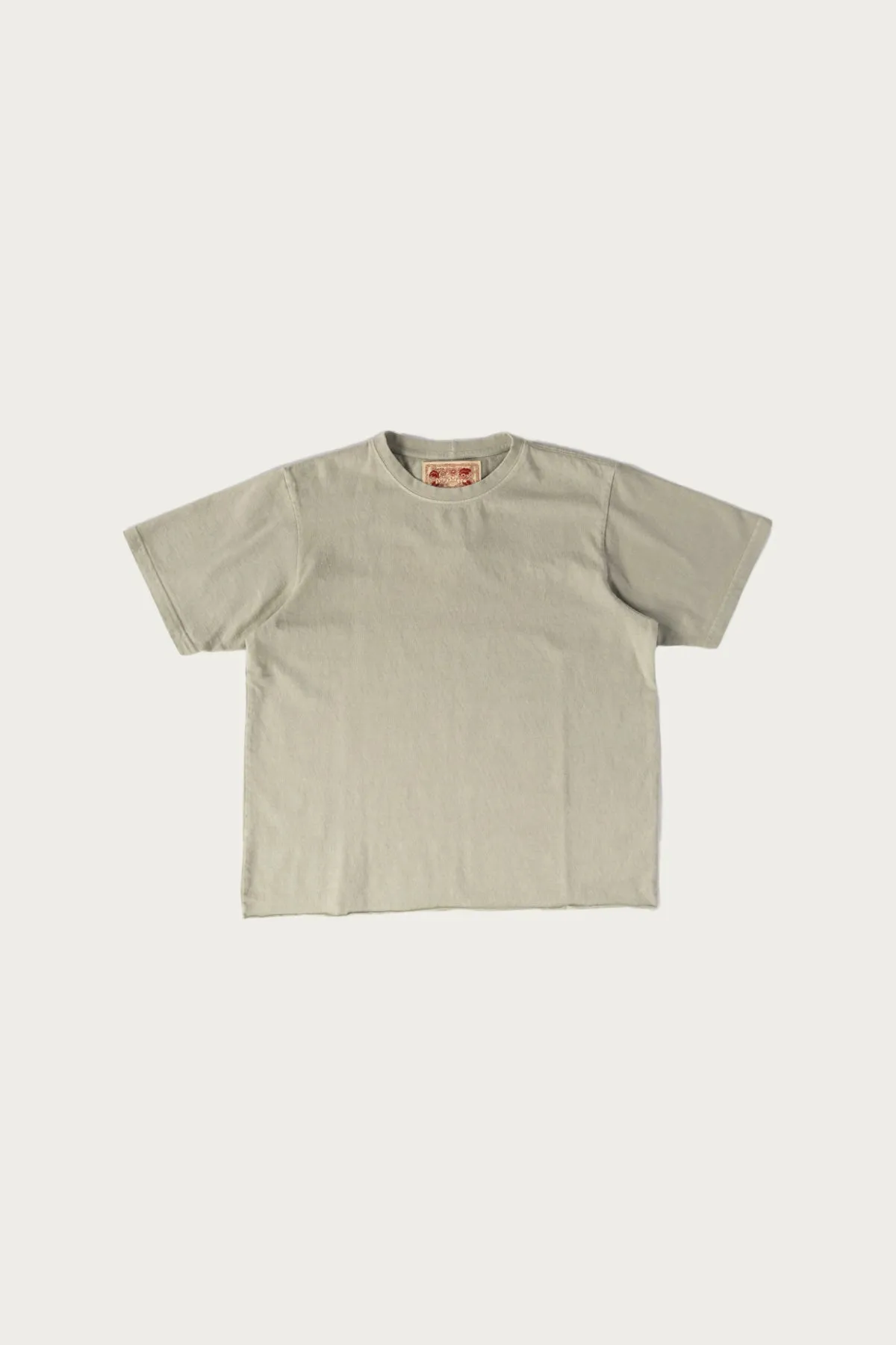 On The Farm Raw Hem Tee - Spring Green