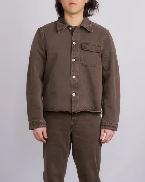 Our Legacy Cut Rebirth Jacket Choco Overdye
