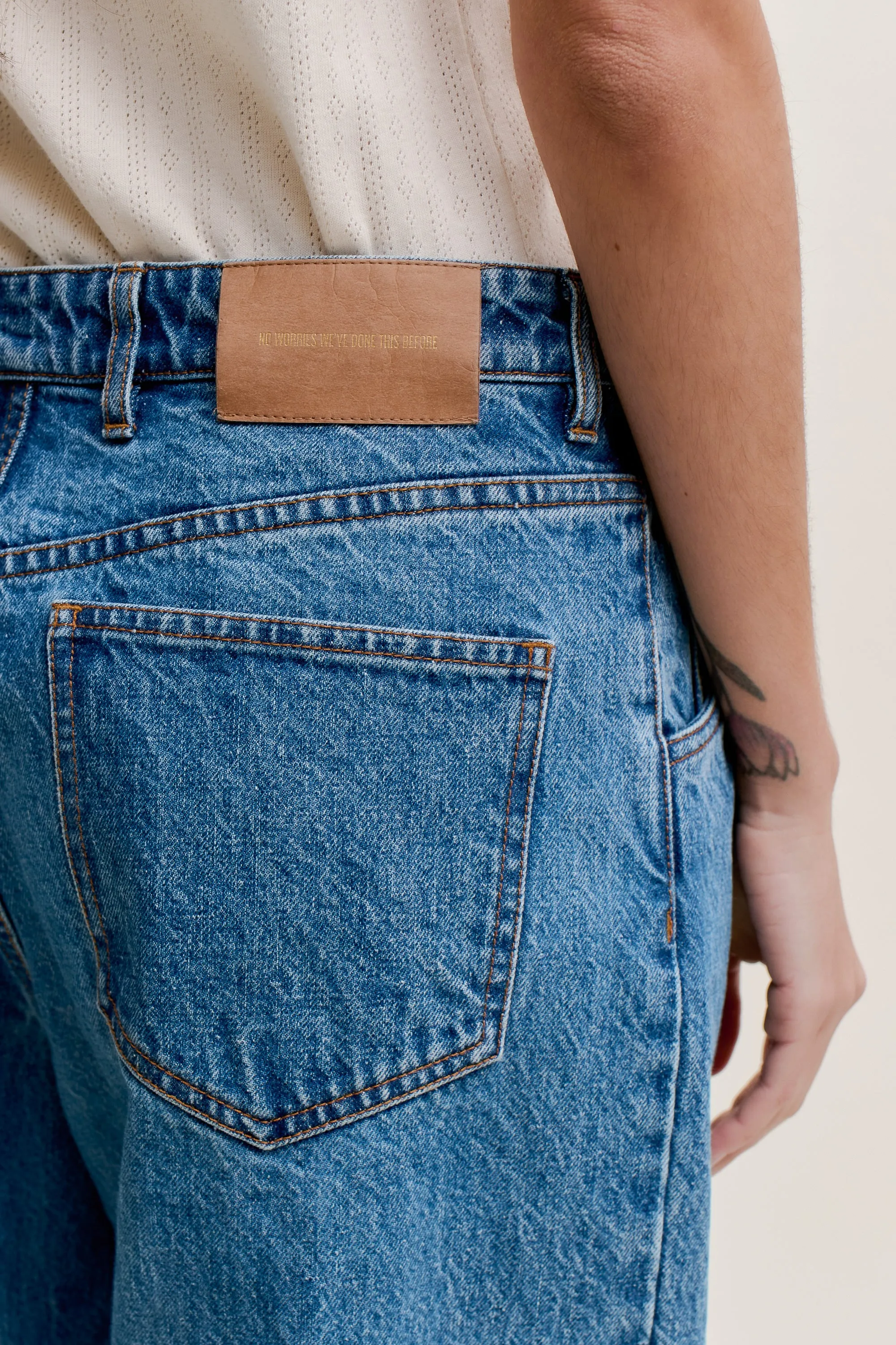 PADMA PLEATED DENIM