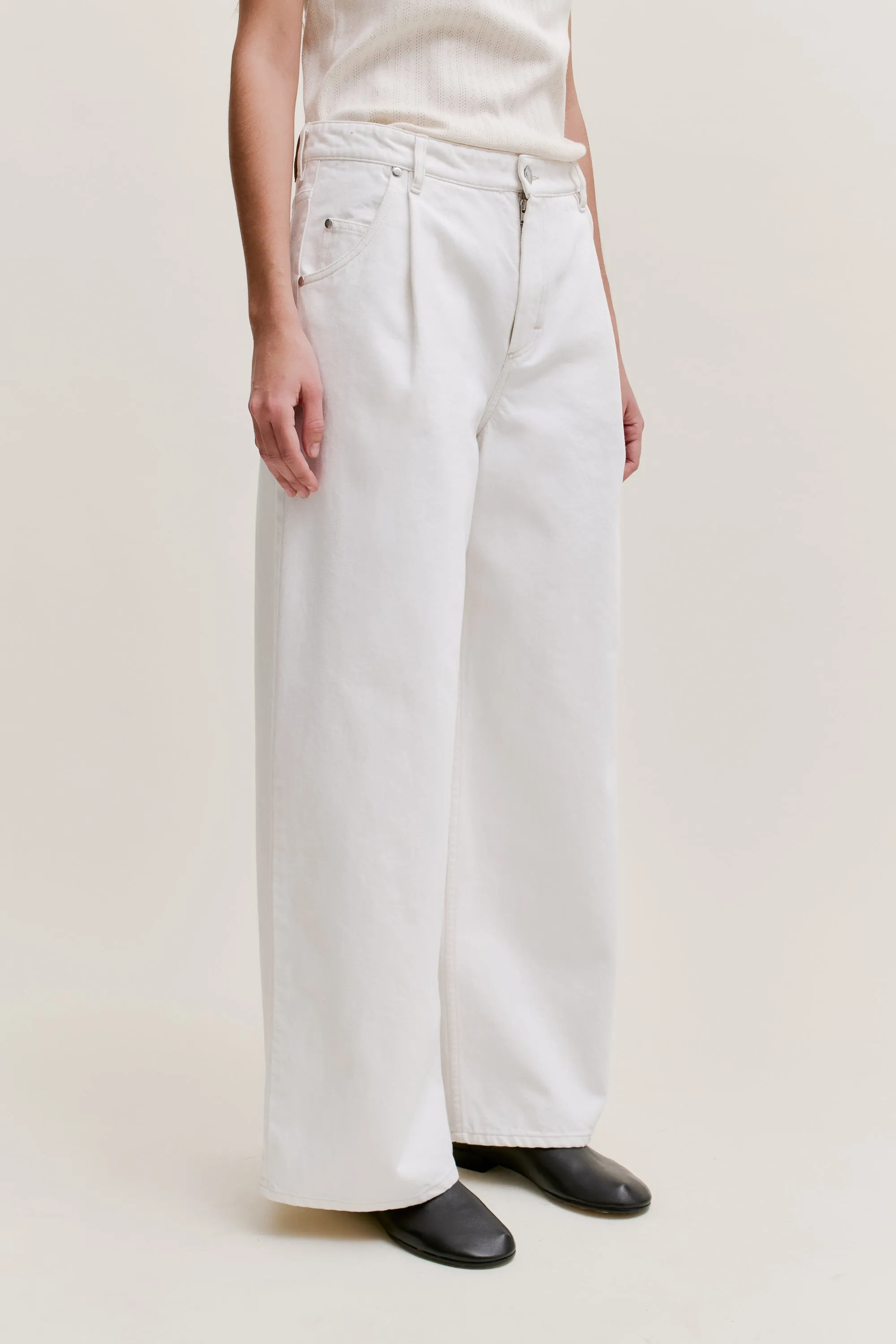 PADMA PLEATED DENIM