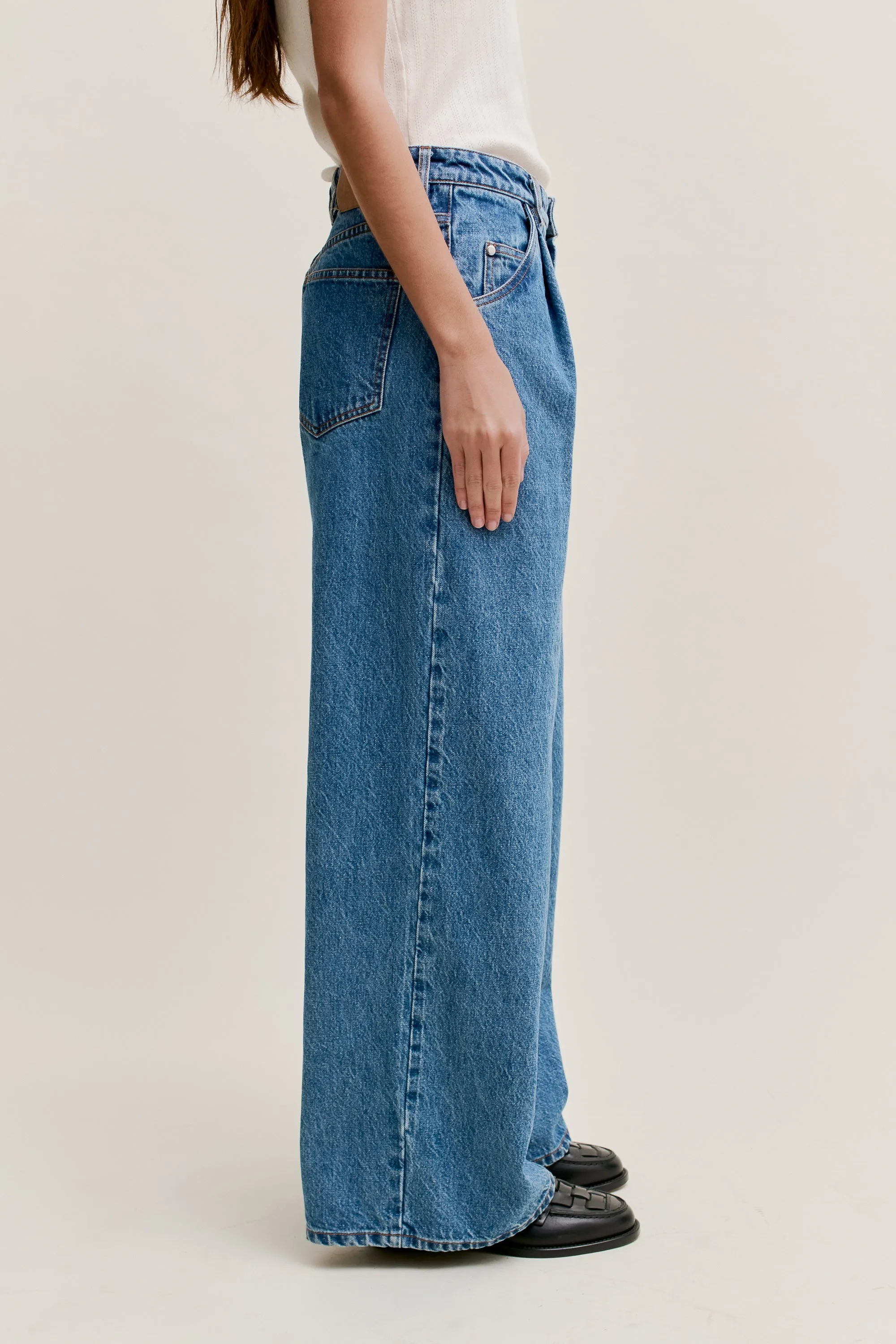 PADMA PLEATED DENIM