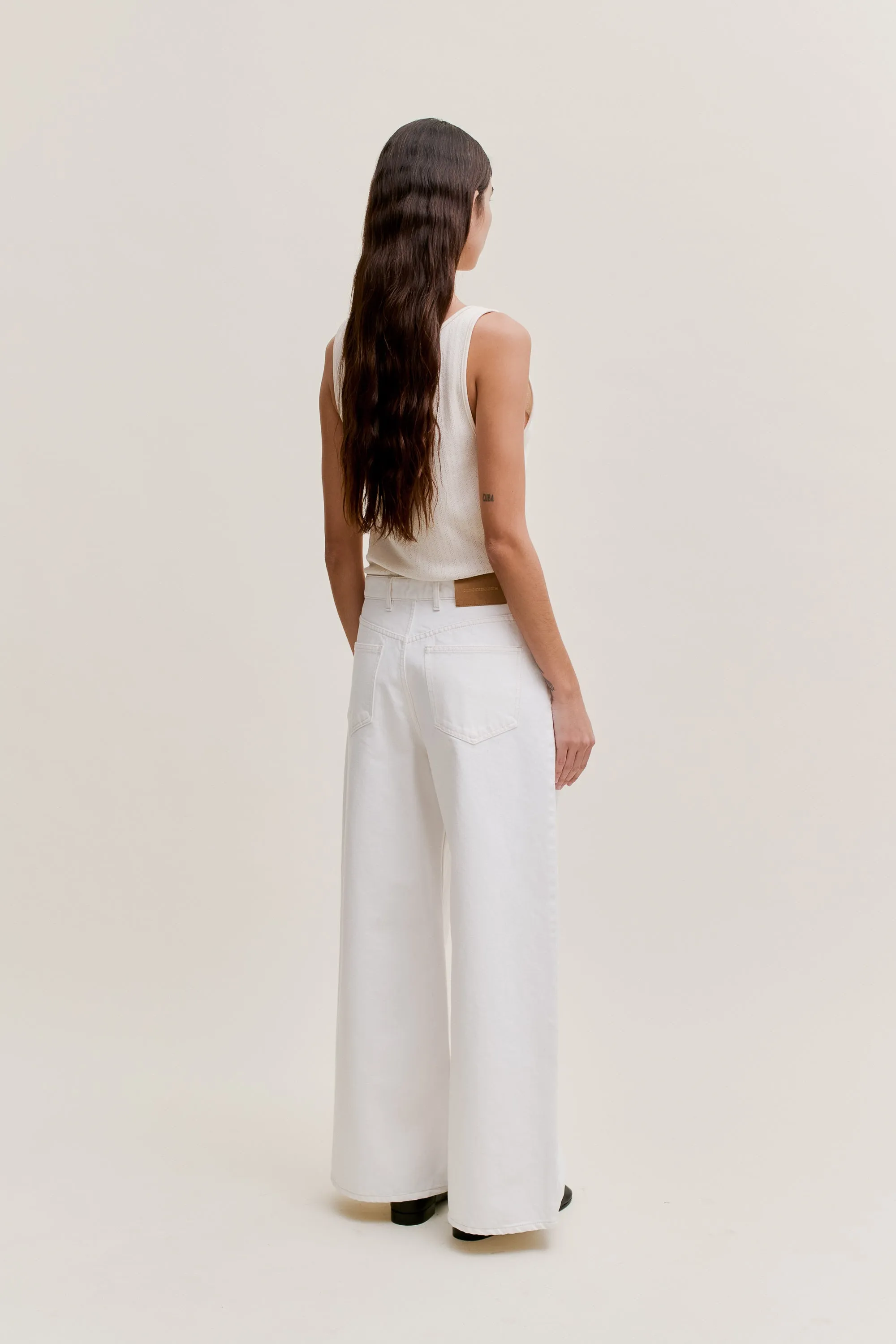PADMA PLEATED DENIM