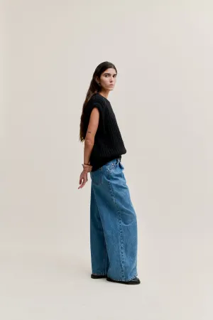 PADMA PLEATED DENIM