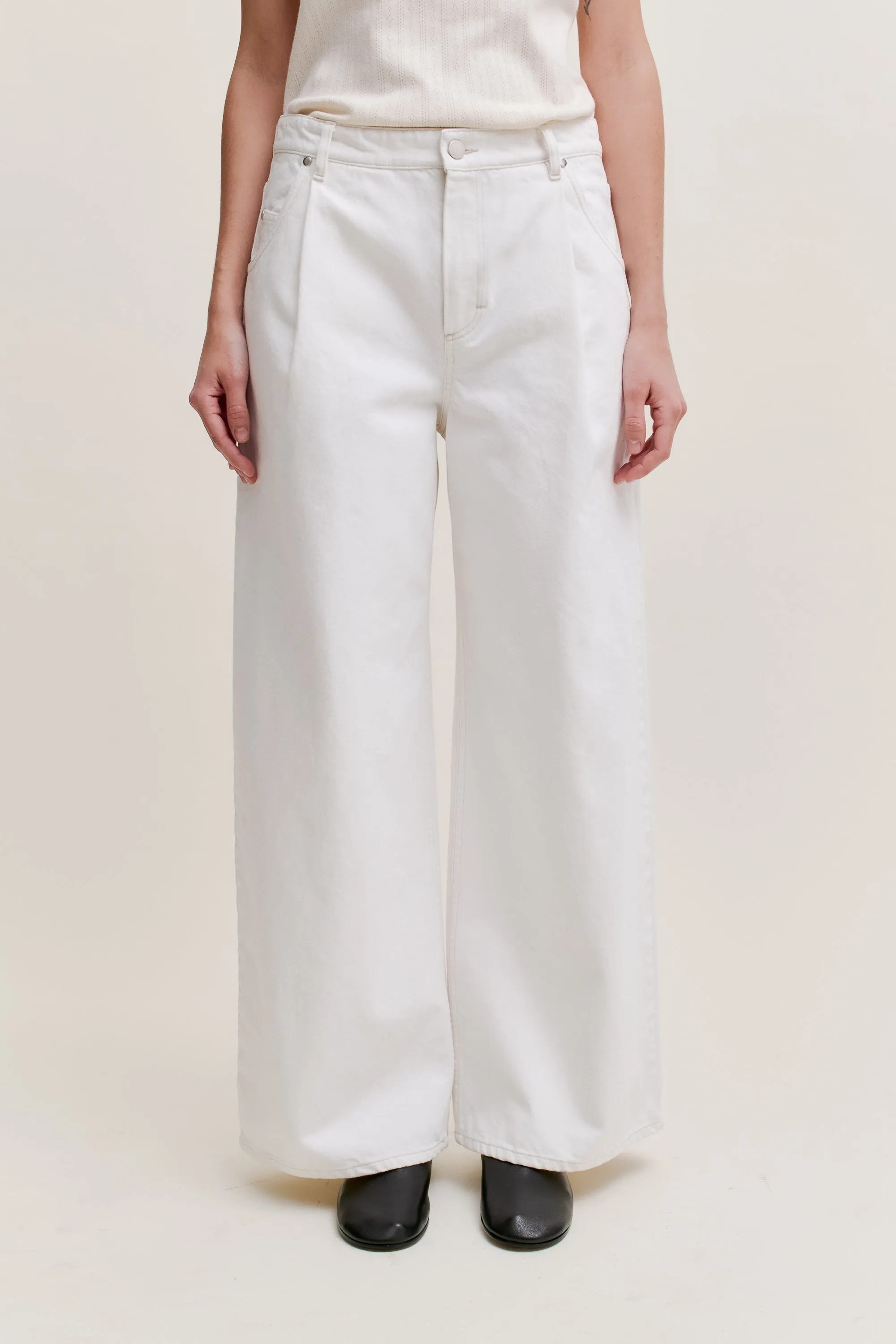PADMA PLEATED DENIM