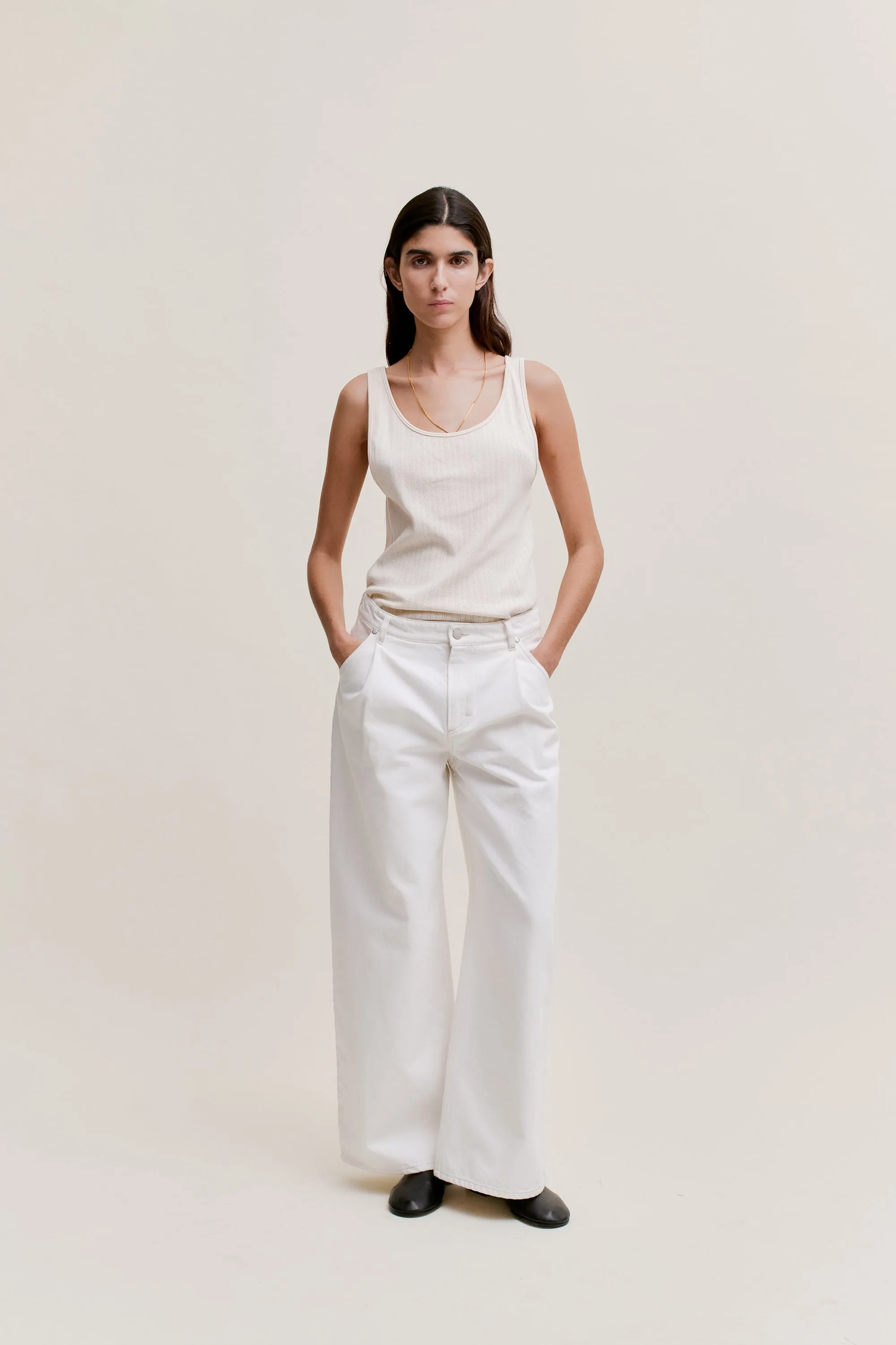 PADMA PLEATED DENIM