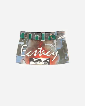 P.A.M. Racing Vinyl Mini Skirt