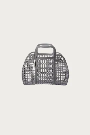 Plastic Market Bag Large - Grey