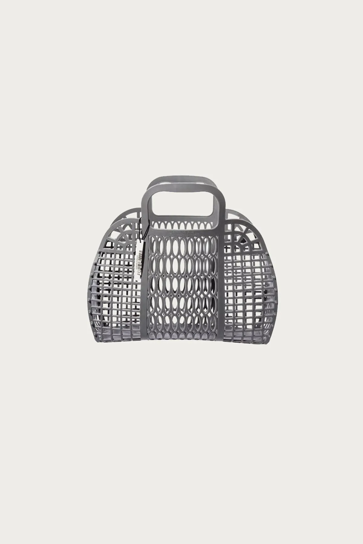 Plastic Market Bag Large - Grey