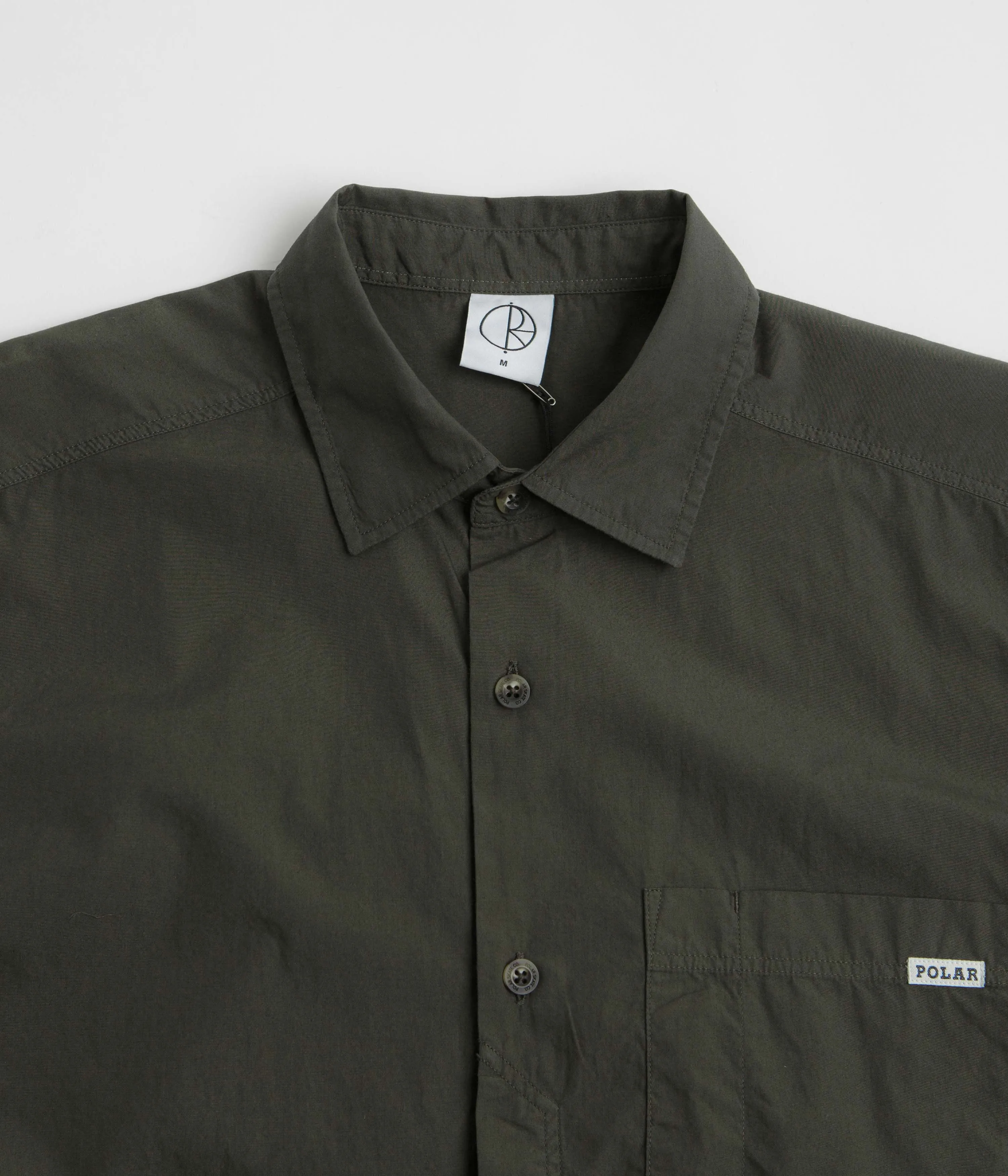 Polar Mitch Short Sleeve Shirt - Dirty Black