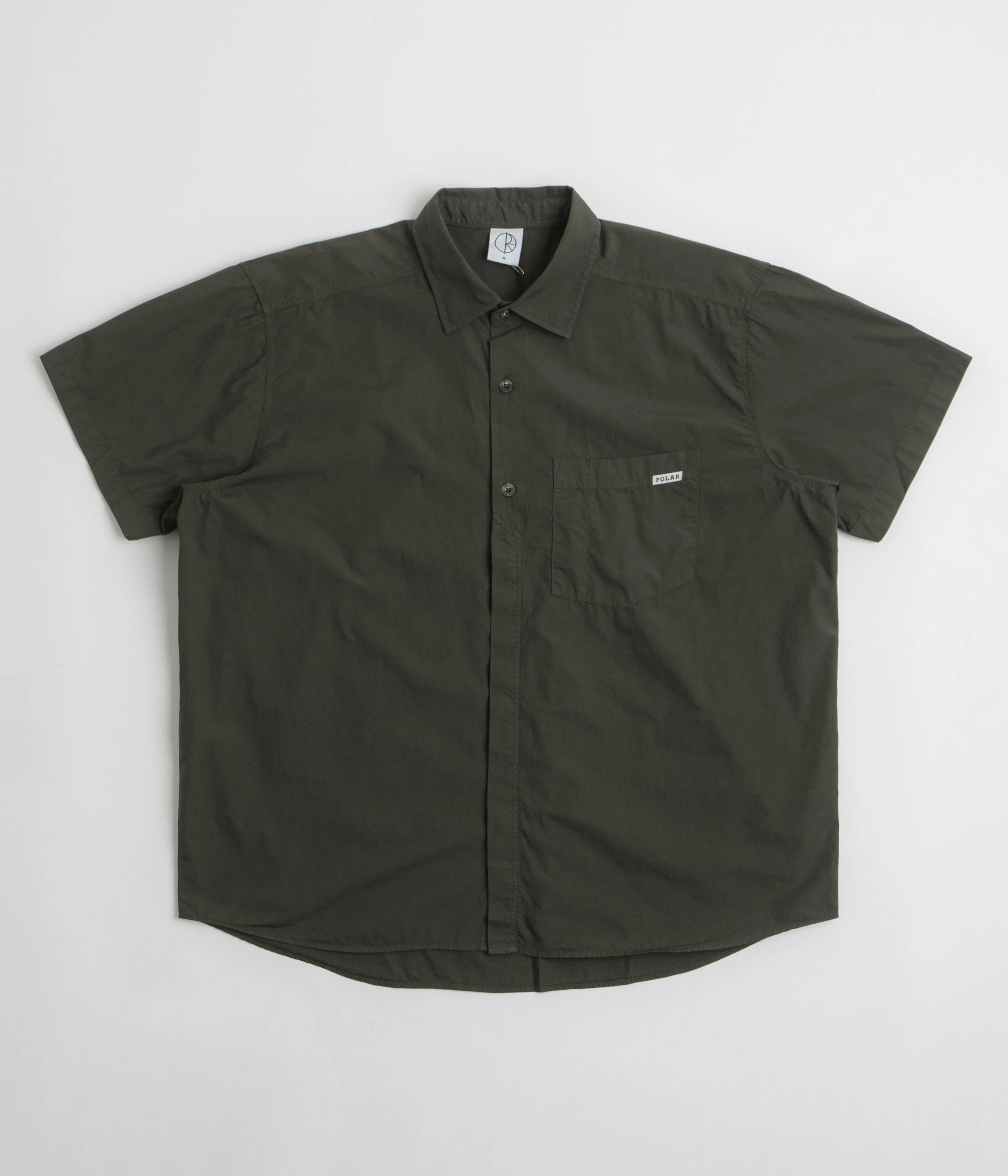 Polar Mitch Short Sleeve Shirt - Dirty Black