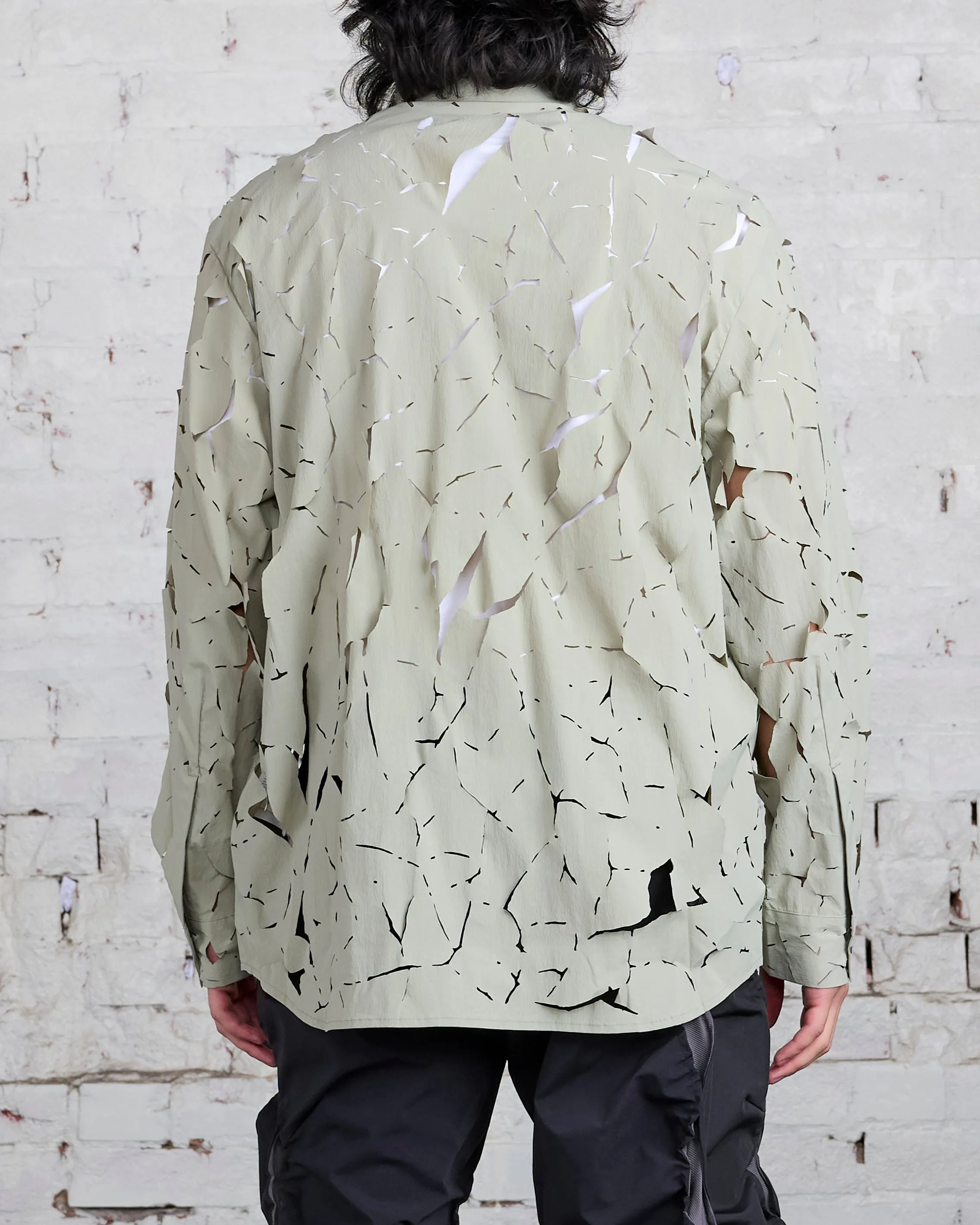 POST ARCHIVE FACTION (PAF) 6.0 Shirt Left Olive Green