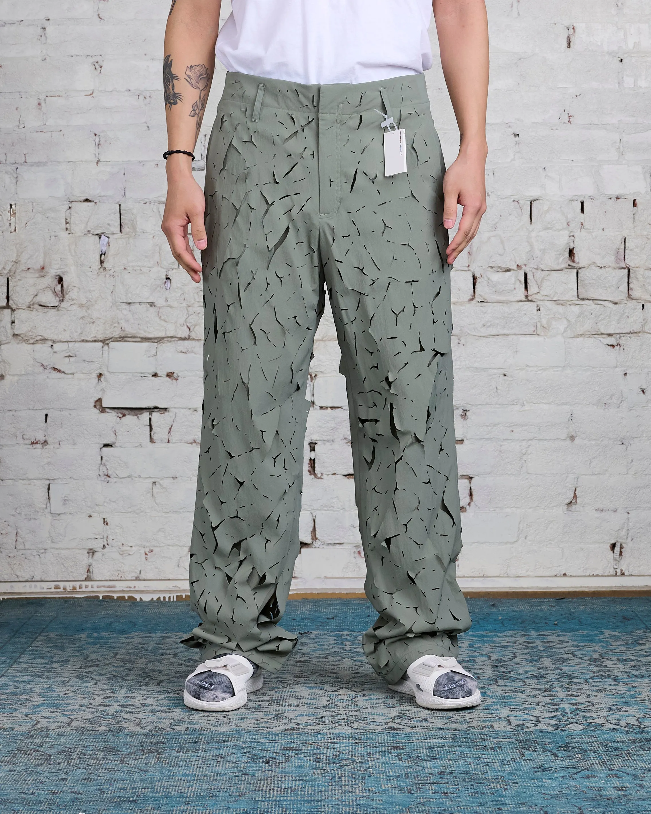POST ARCHIVE FACTION (PAF) 6.0 Trousers Left Olive Green