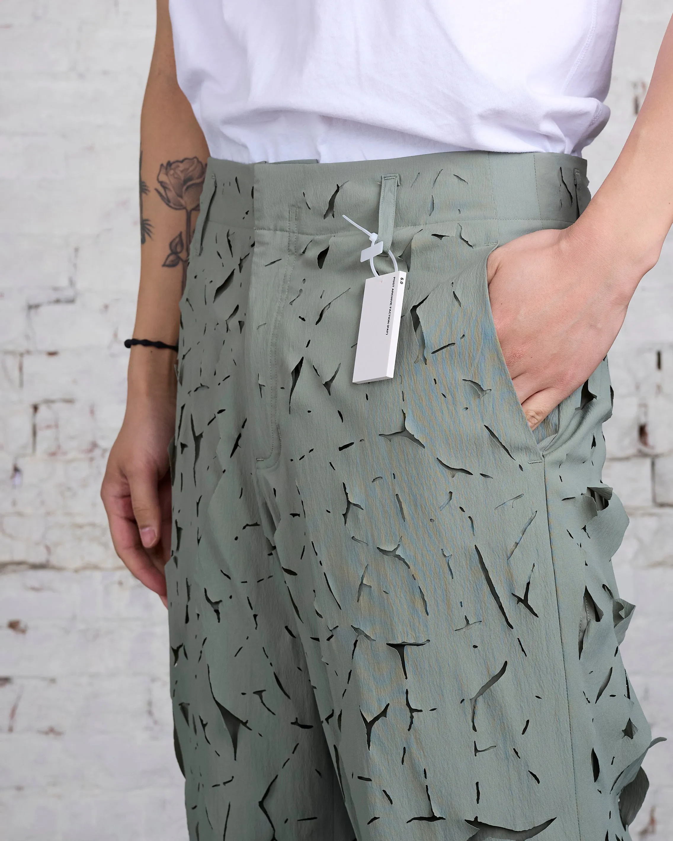 POST ARCHIVE FACTION (PAF) 6.0 Trousers Left Olive Green
