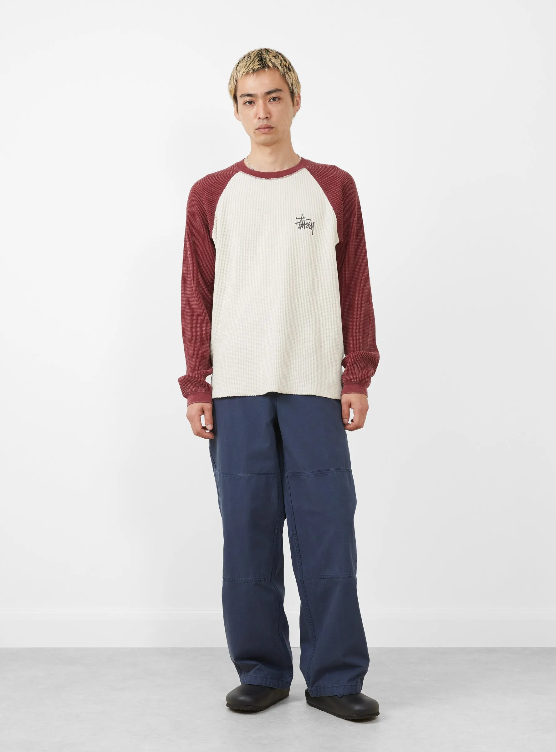 Raglan Thermal 2 Tone Off White