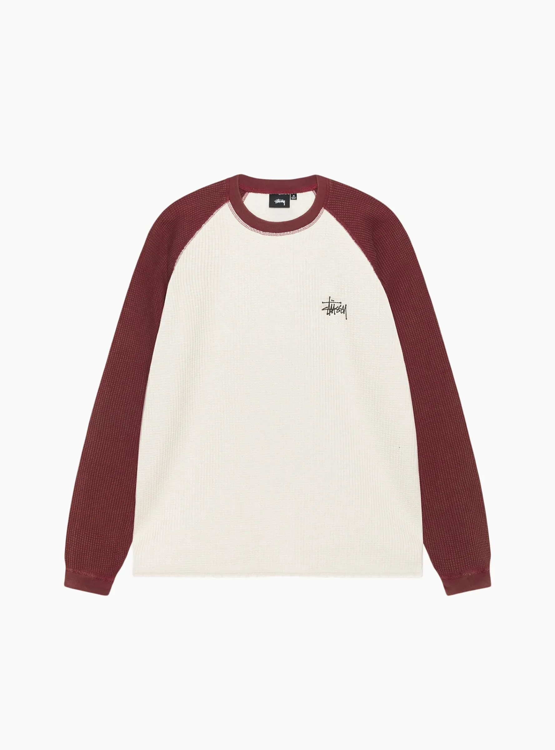 Raglan Thermal 2 Tone Off White