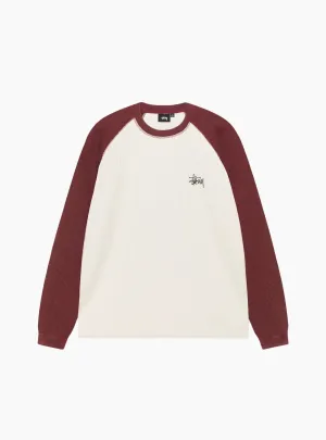 Raglan Thermal 2 Tone Off White