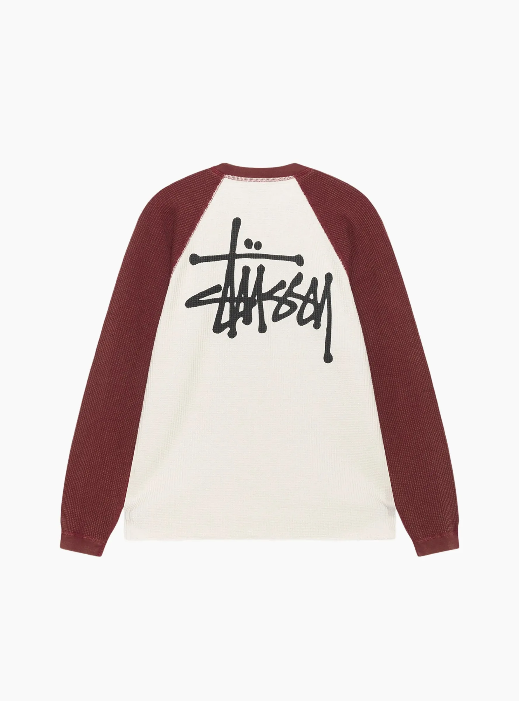 Raglan Thermal 2 Tone Off White