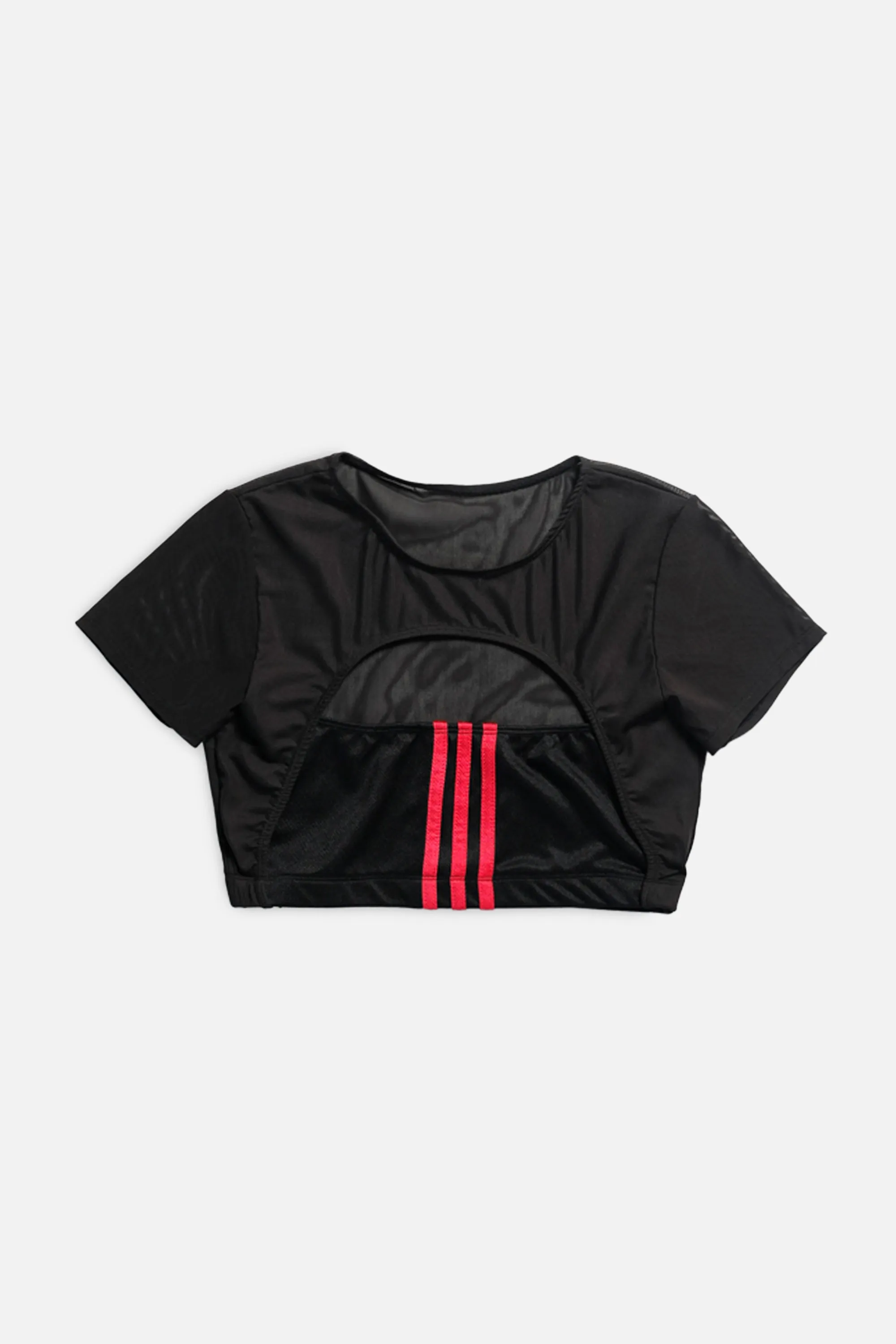 Rework Adidas Cut Out Mesh Tee - M