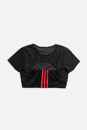 Rework Adidas Cut Out Mesh Tee - M