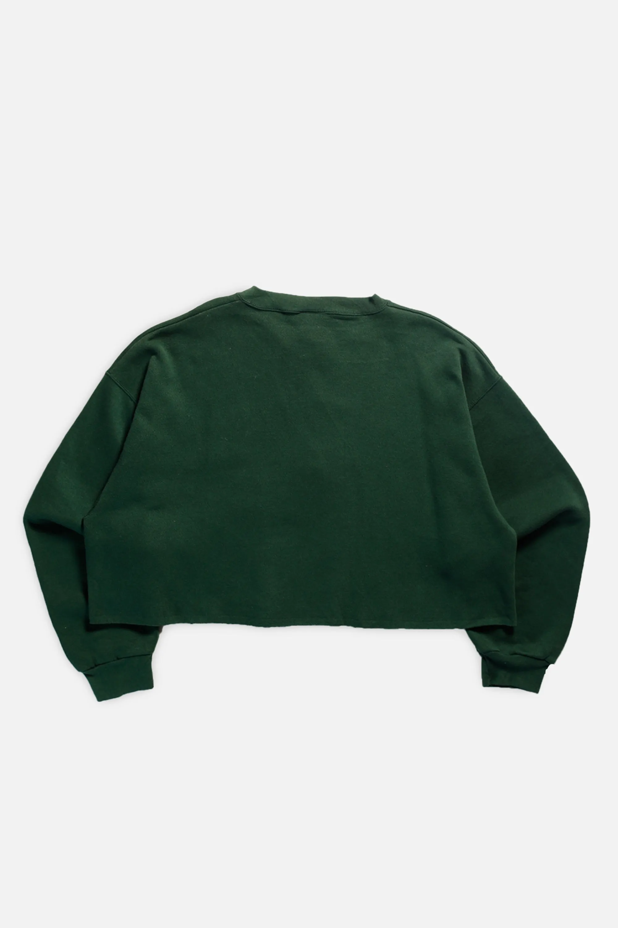 Rework Green Bay Packers NFL Raw Crop Sweatshirt - XXL