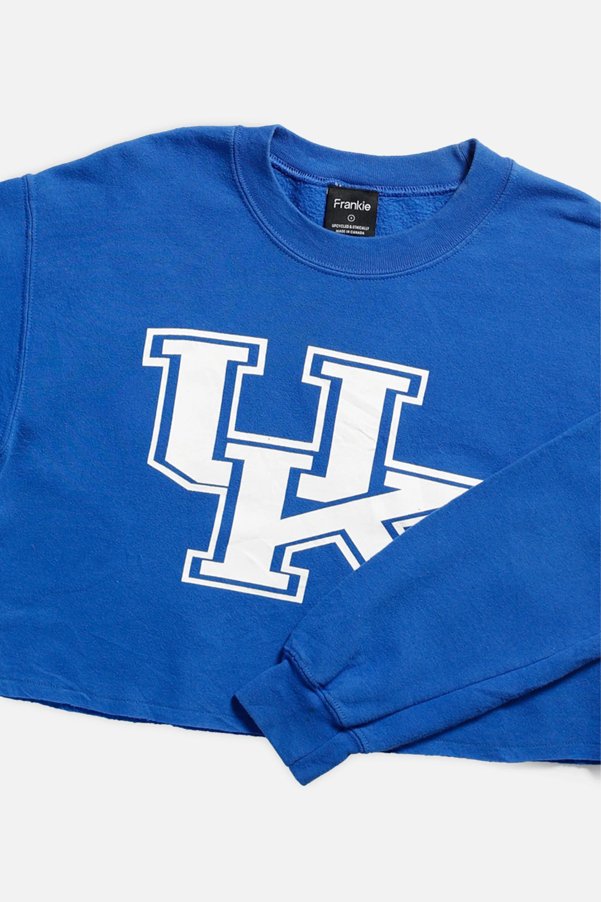 Rework University of Kentucky Raw Crop Sweatshirt - S