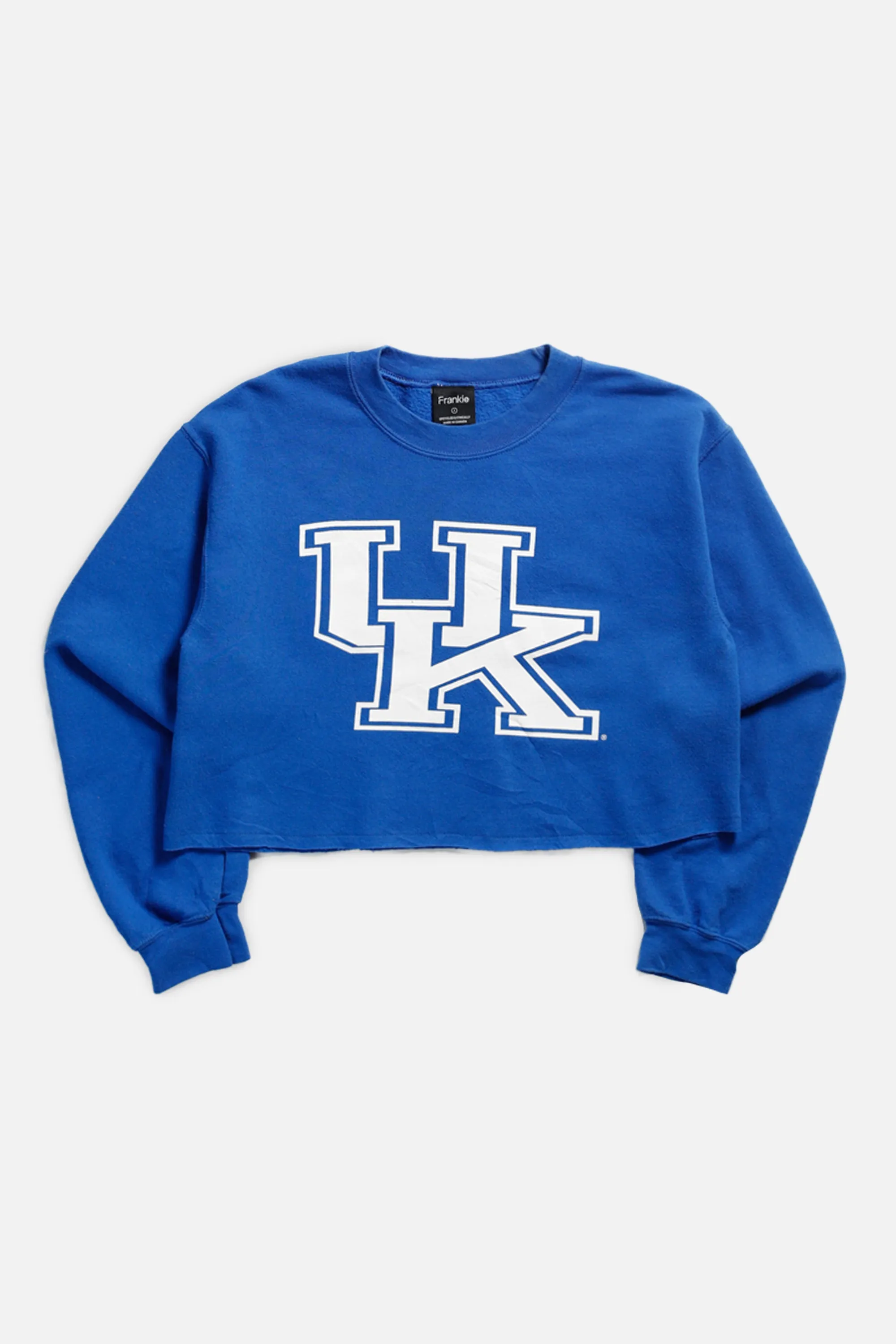 Rework University of Kentucky Raw Crop Sweatshirt - S
