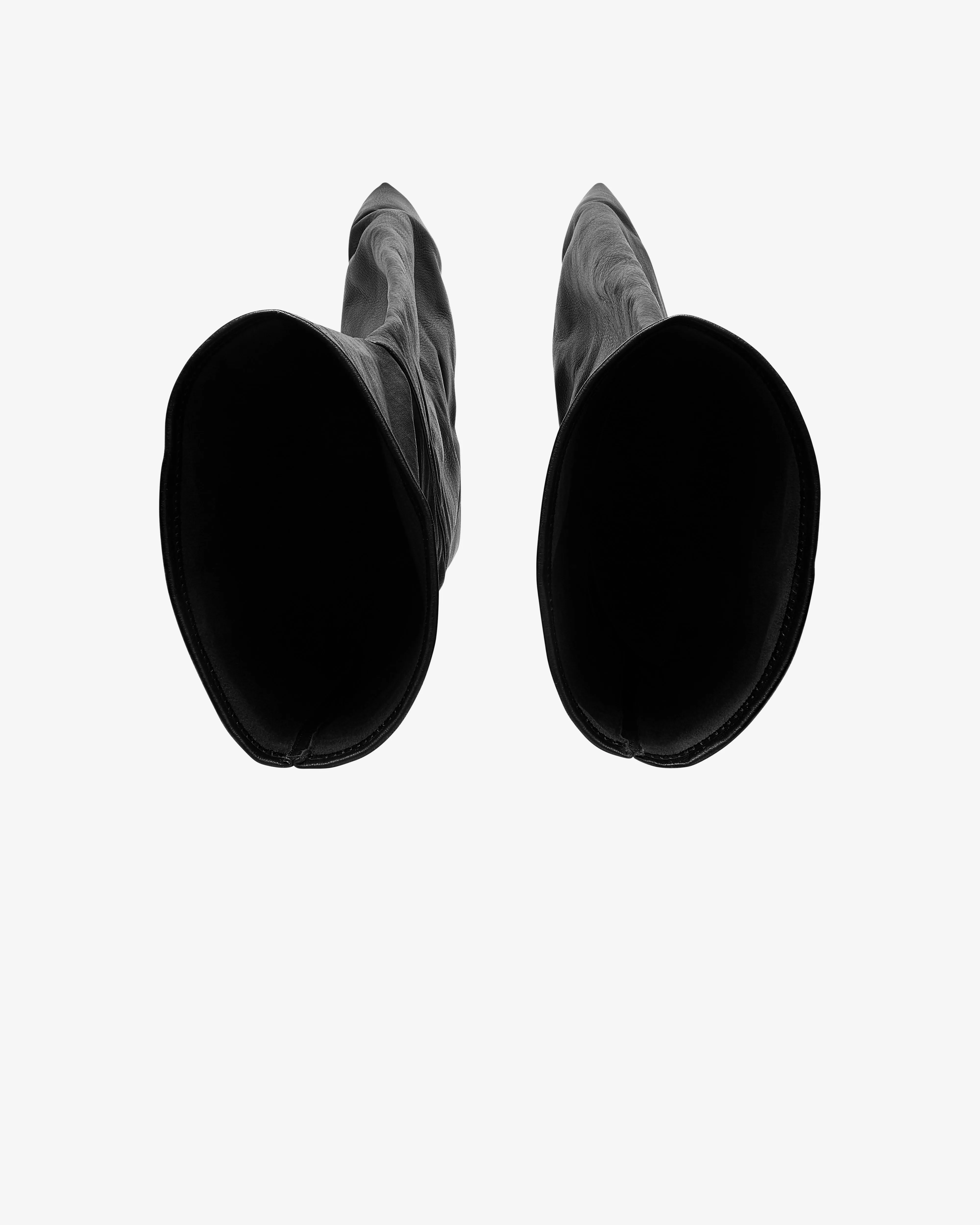 Rick Owens - Women's Taco Kiss Heel Boots - (Black/Clear)