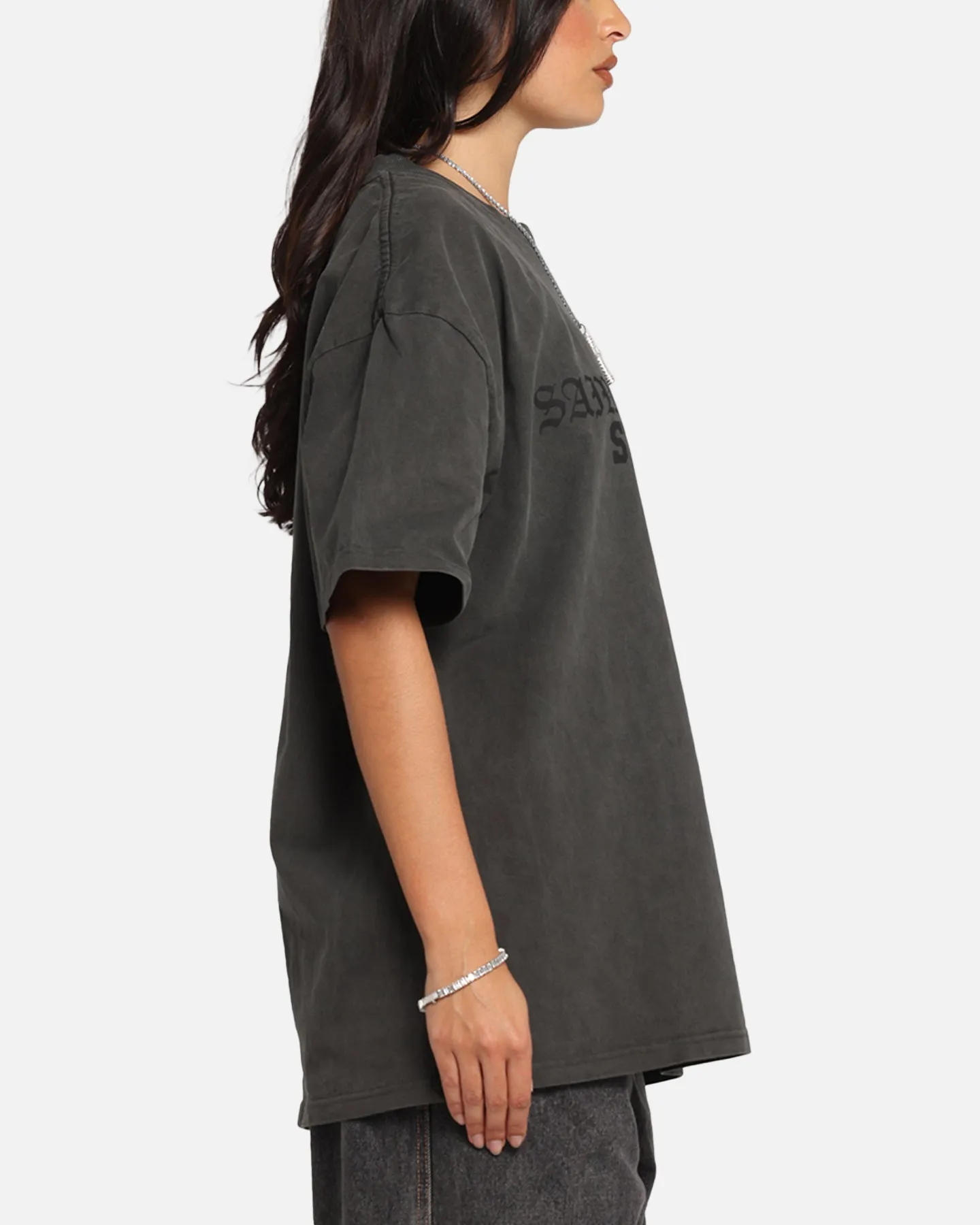 Saint Morta Studios Boxy T-Shirt Black Wash