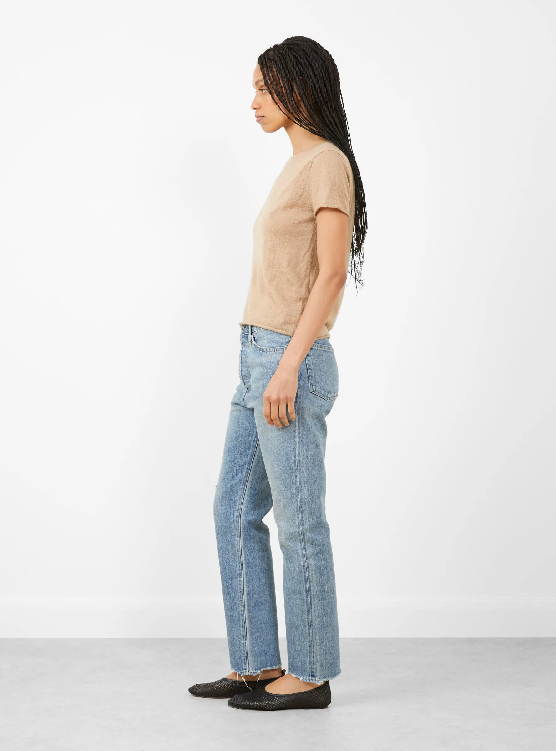 Selvedge Denim Narrow Tapered Cut Very Light