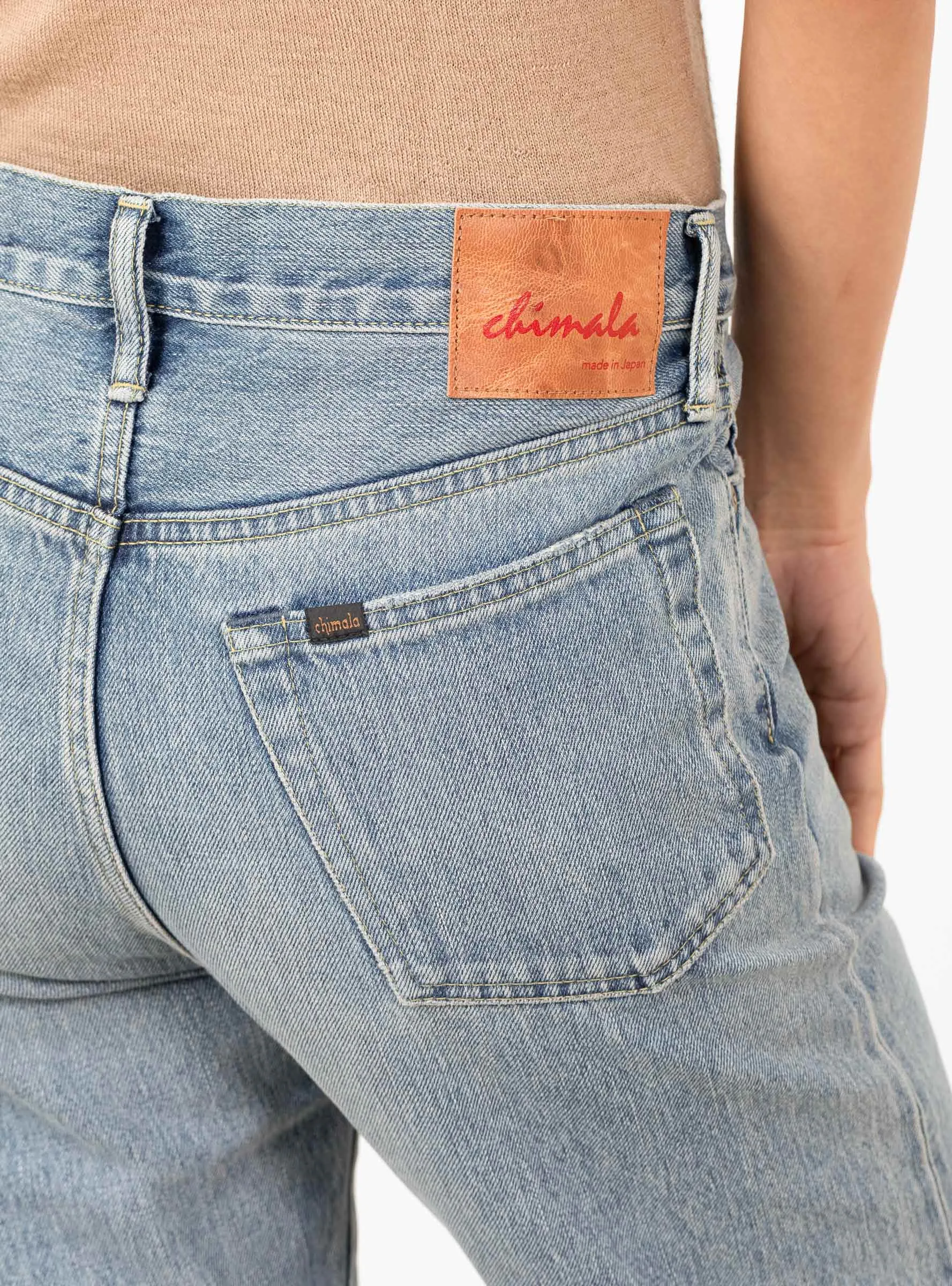 Selvedge Denim Narrow Tapered Cut Very Light