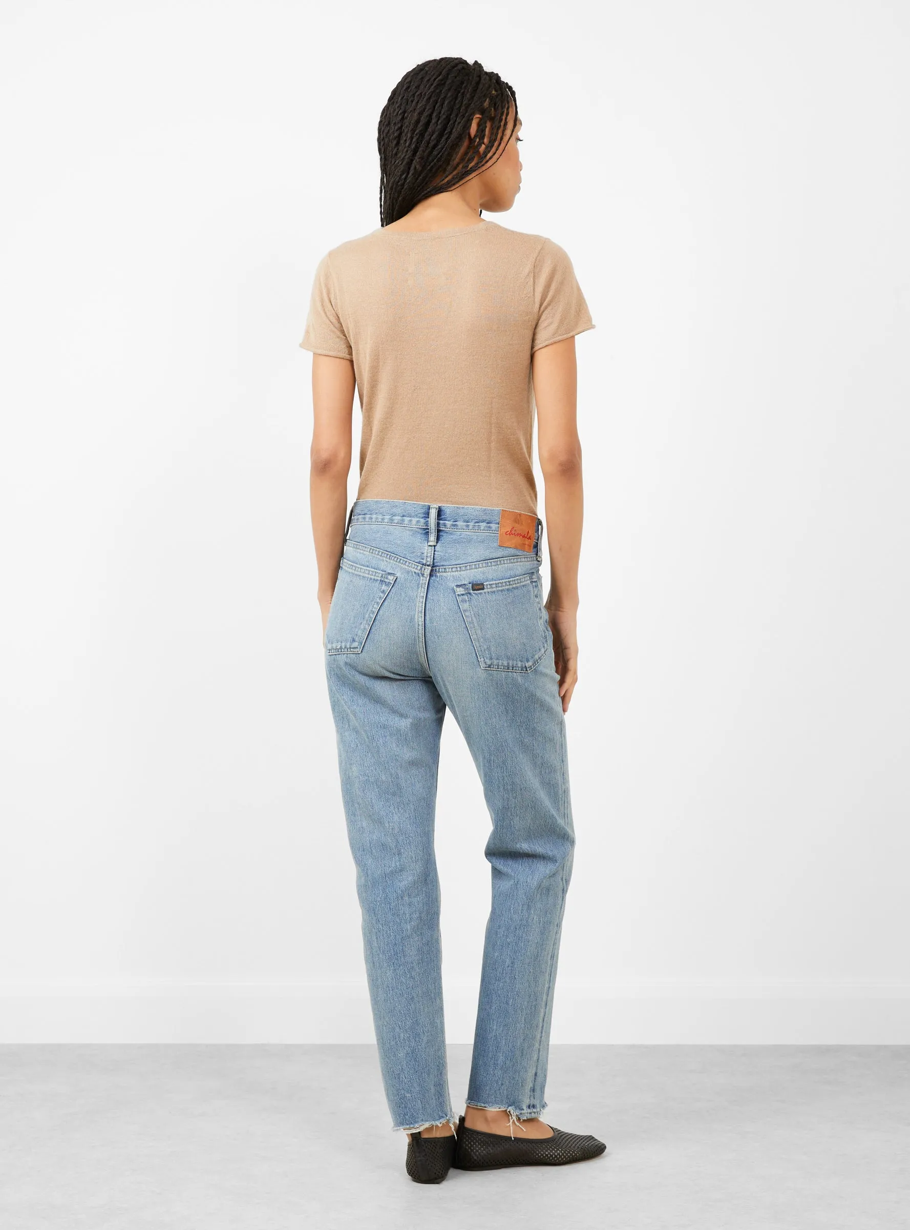 Selvedge Denim Narrow Tapered Cut Very Light