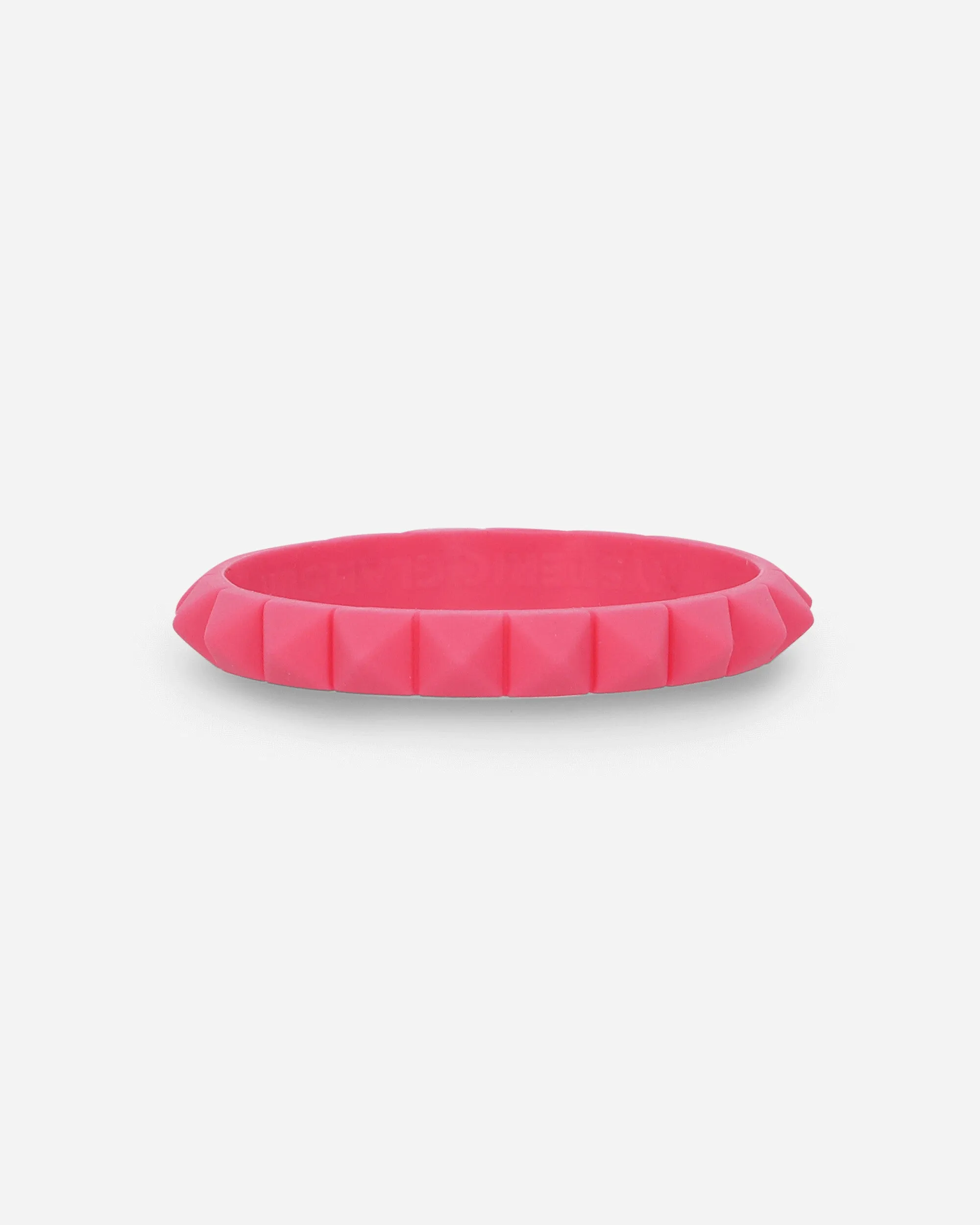 Silicone Studs Bangle Pink