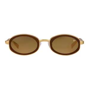 Sincere 24KT Gold and Matte Brown