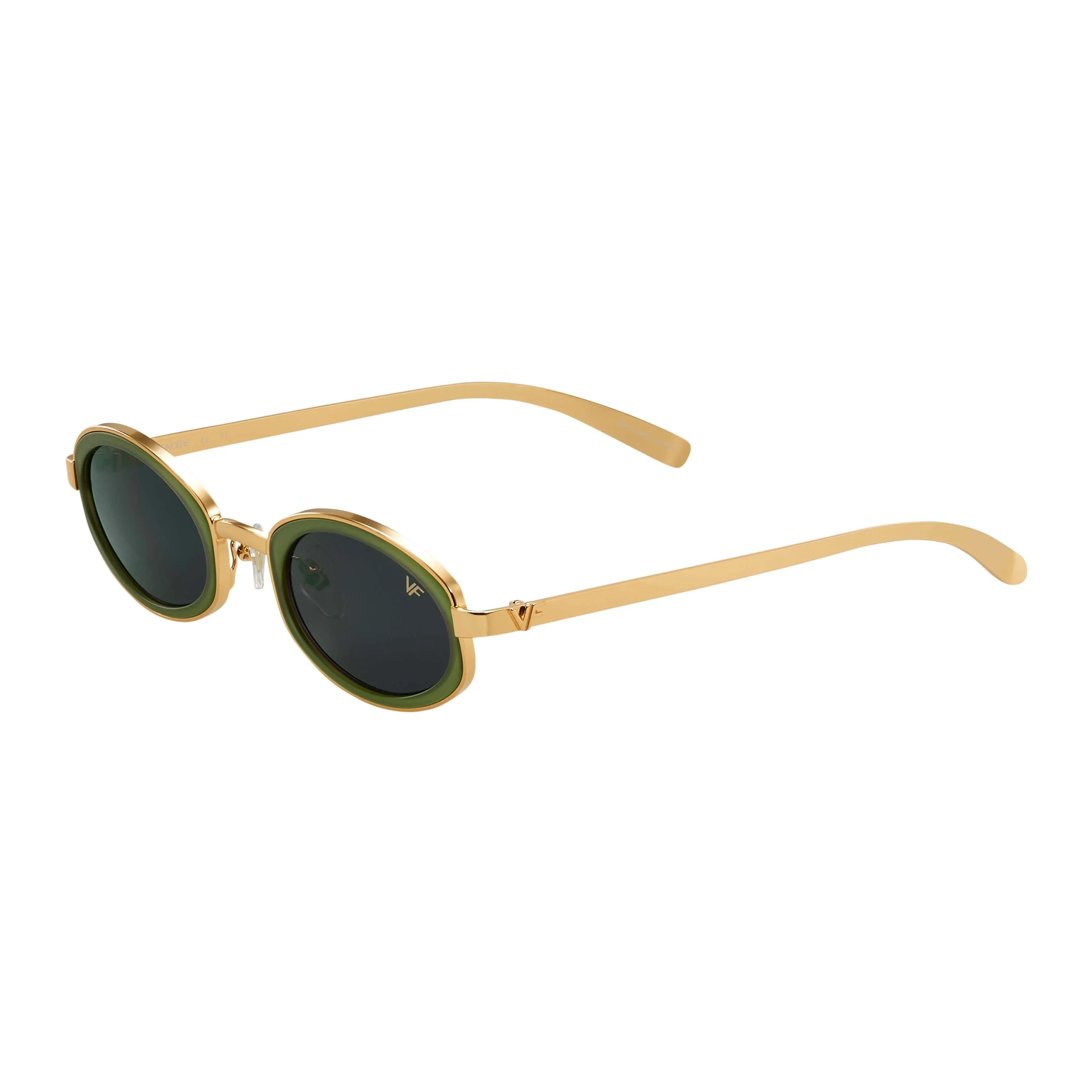 Sincere 24KT Gold and Matte Green