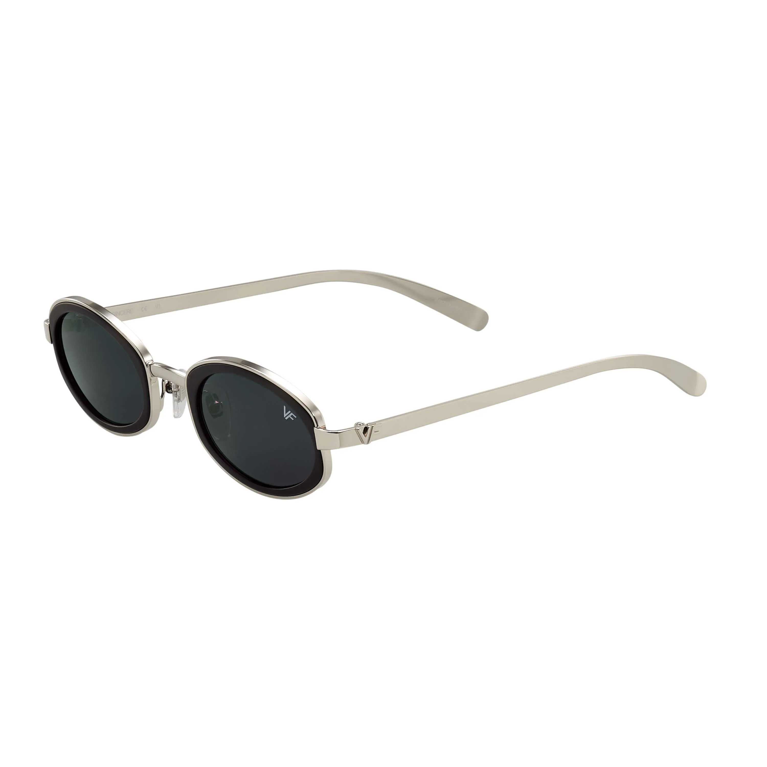 Sincere 24KT White Gold and Matte Black